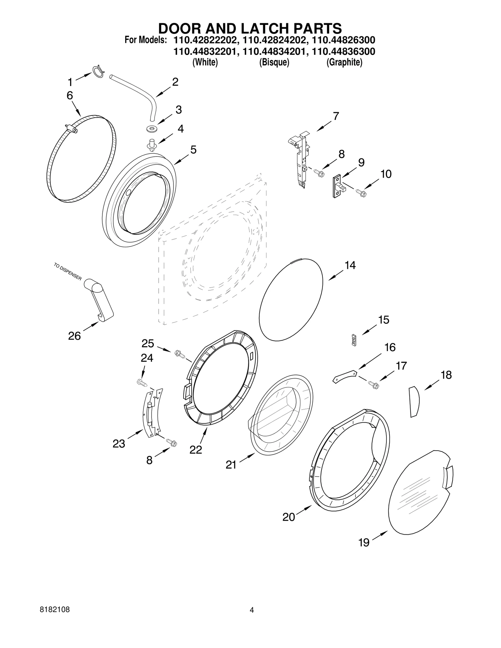 DOOR AND LATCH PARTS