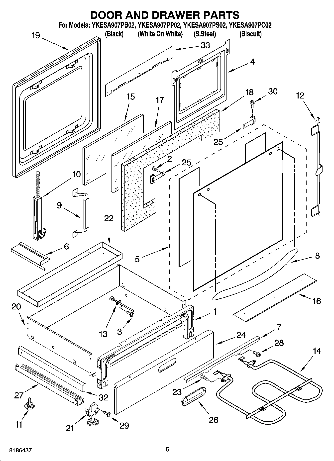 04 - DOOR AND DRAWER PARTS