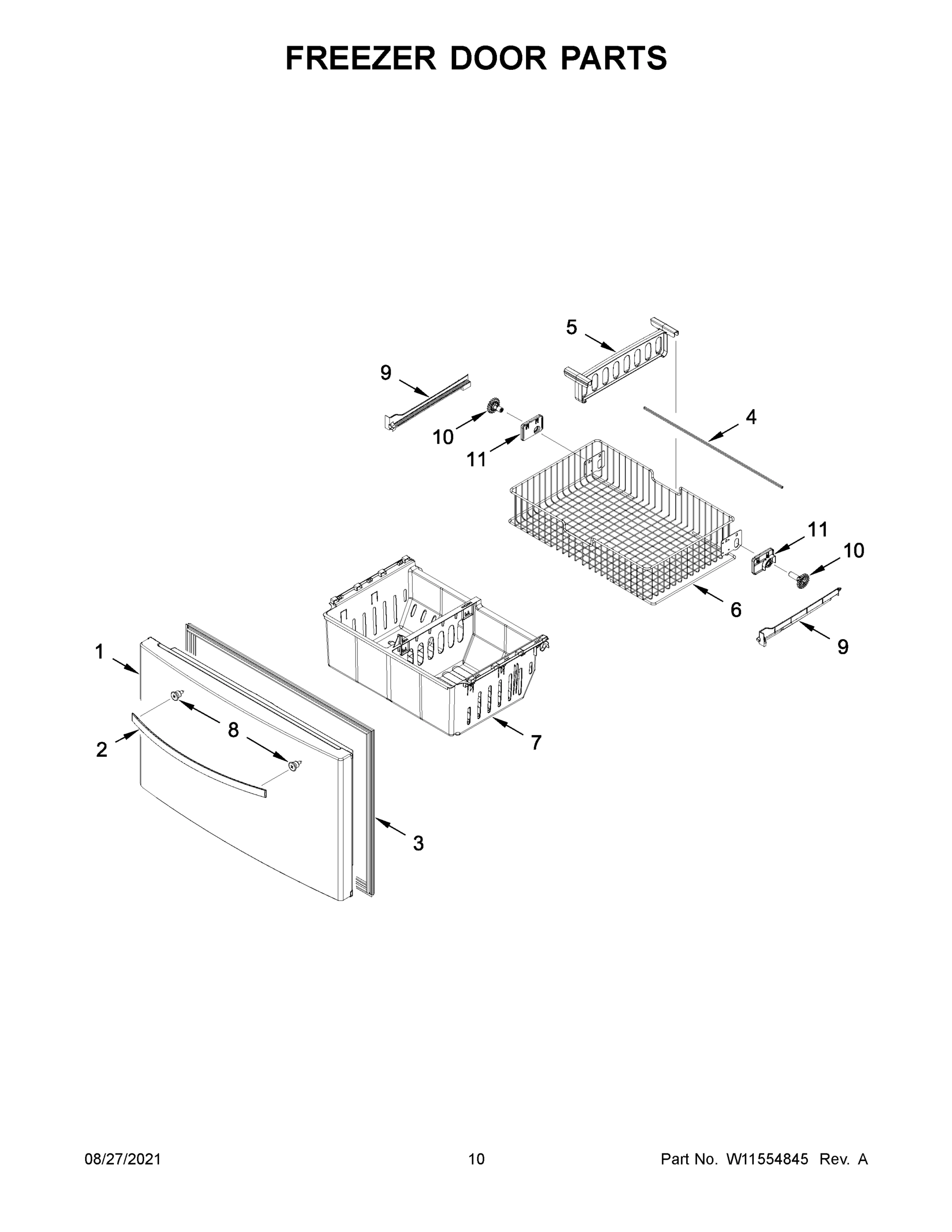 06 - FREEZER DOOR PARTS