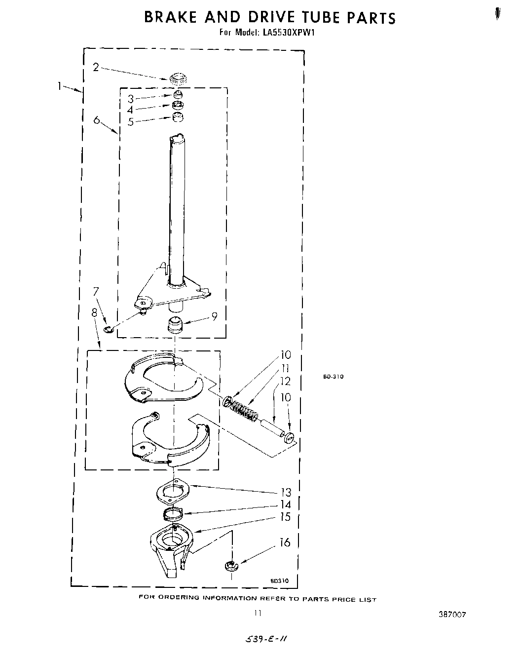 09 - BRAKE AND DRIVE TUBE