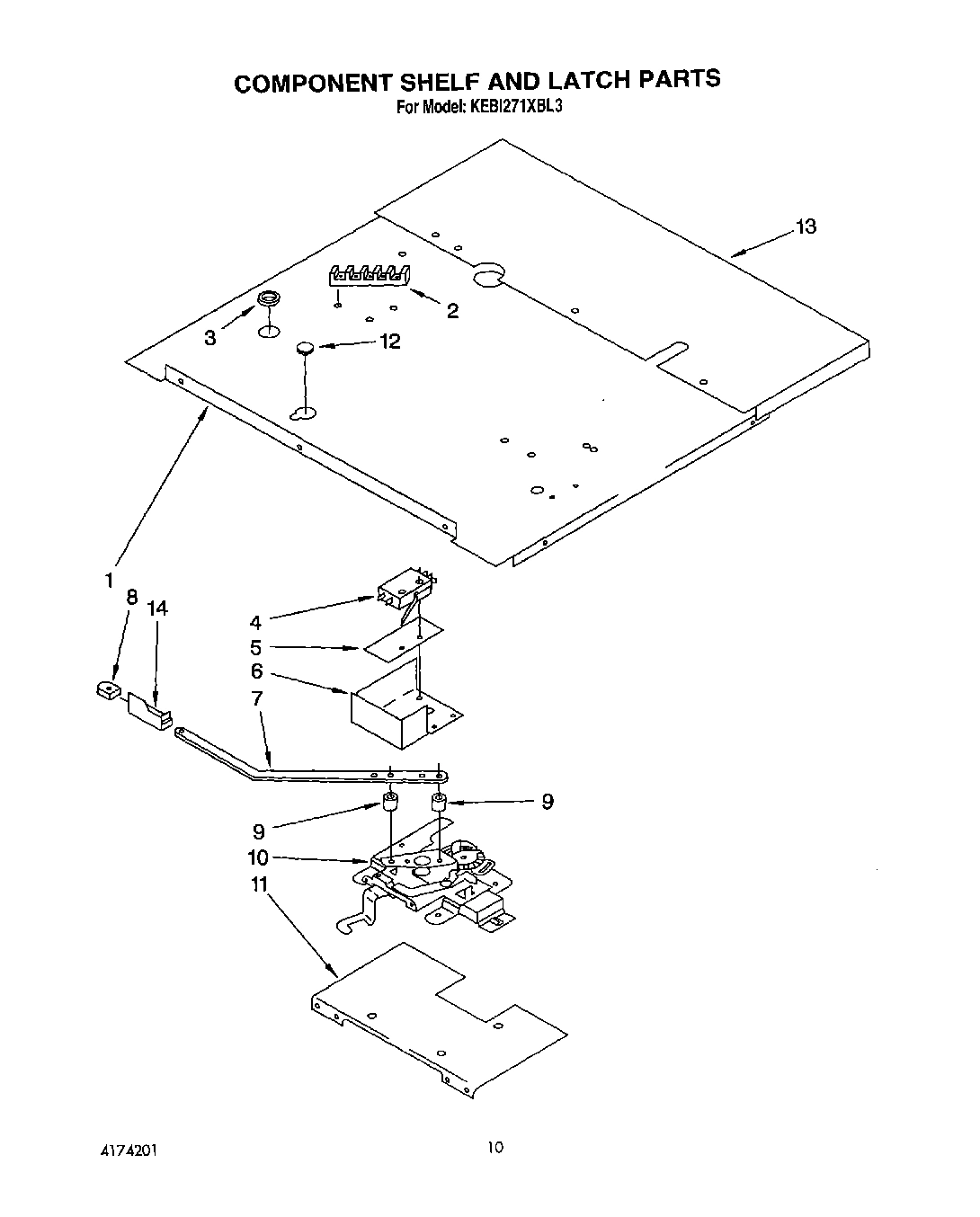 07 - COMPONENT SHELF AND LATCH