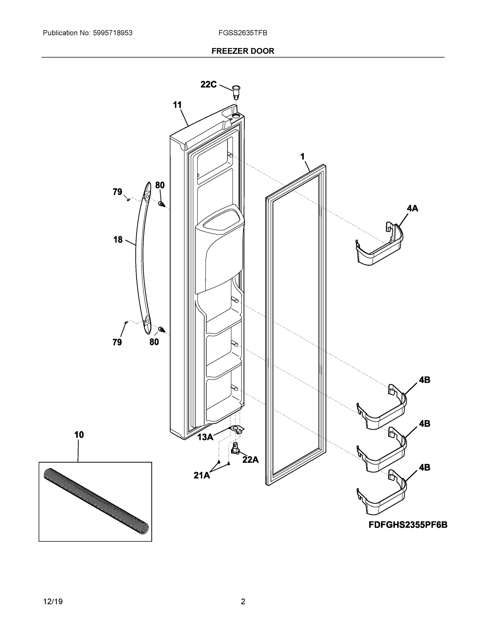 02 - FREEZER DOOR