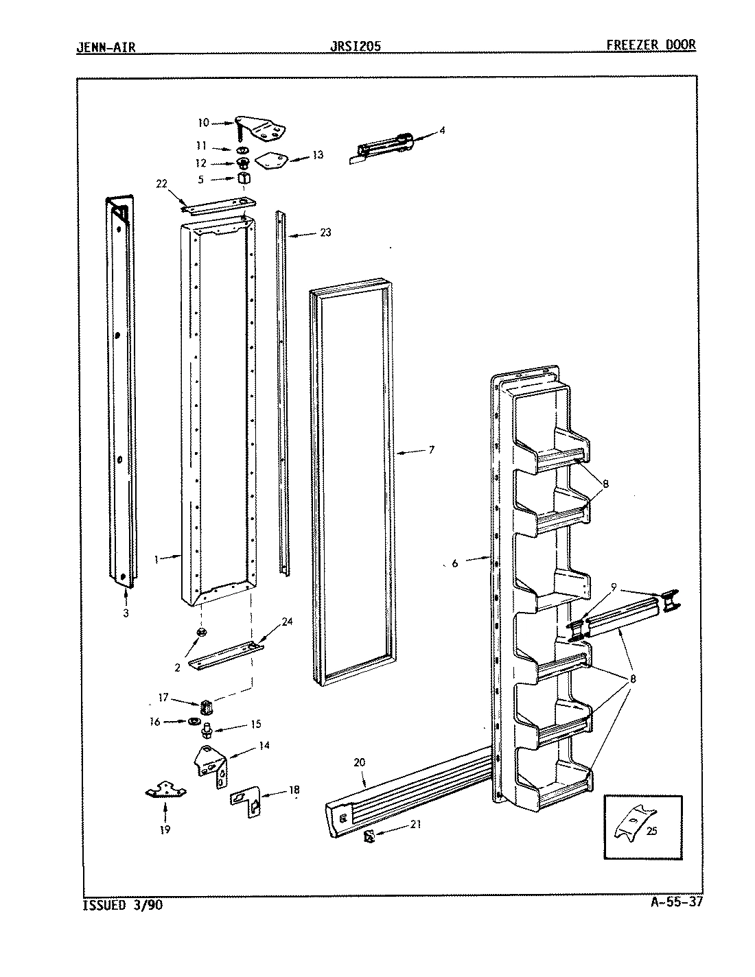 02 - FREEZER DOOR
