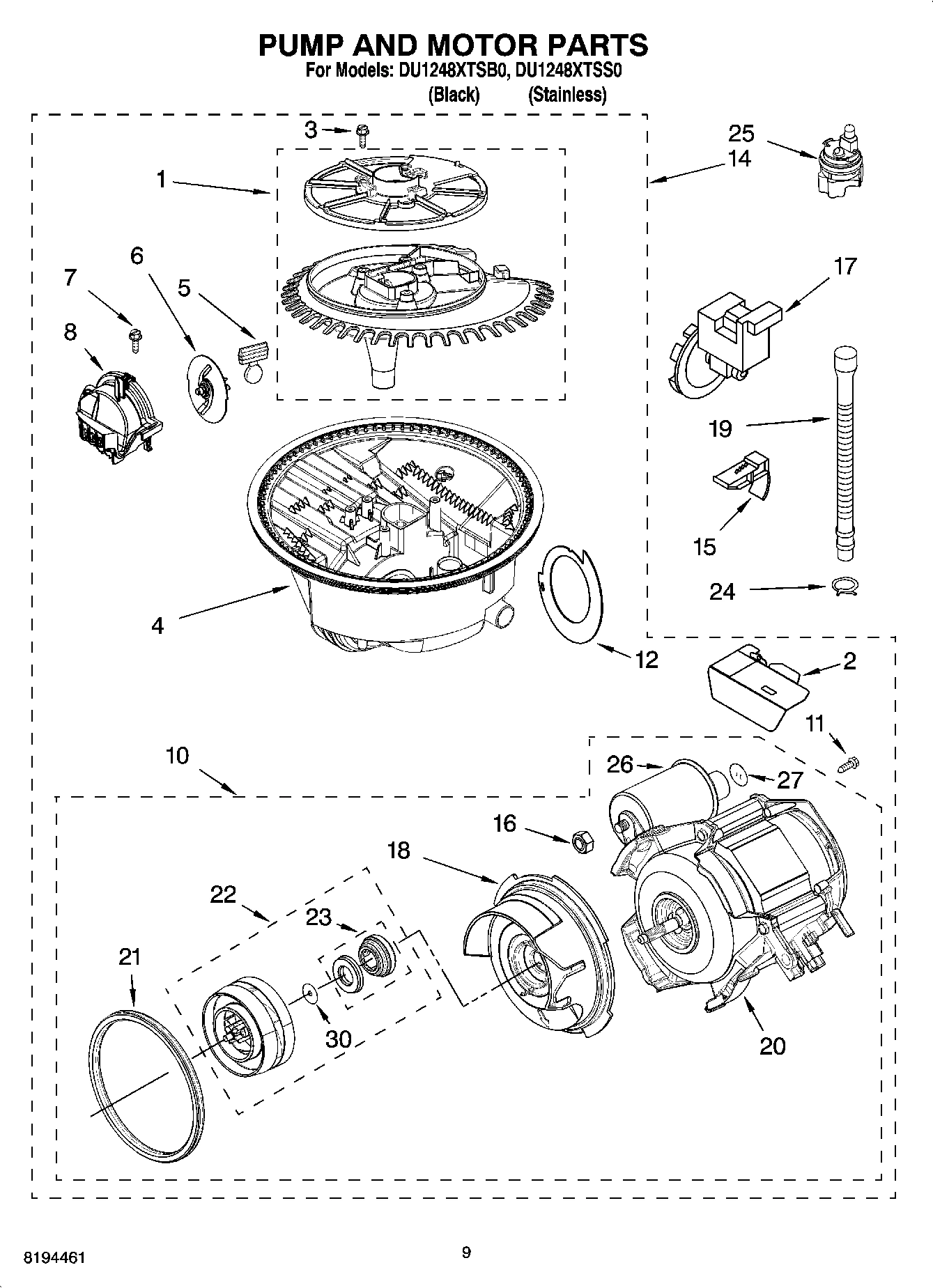 08 - PUMP AND MOTOR PARTS