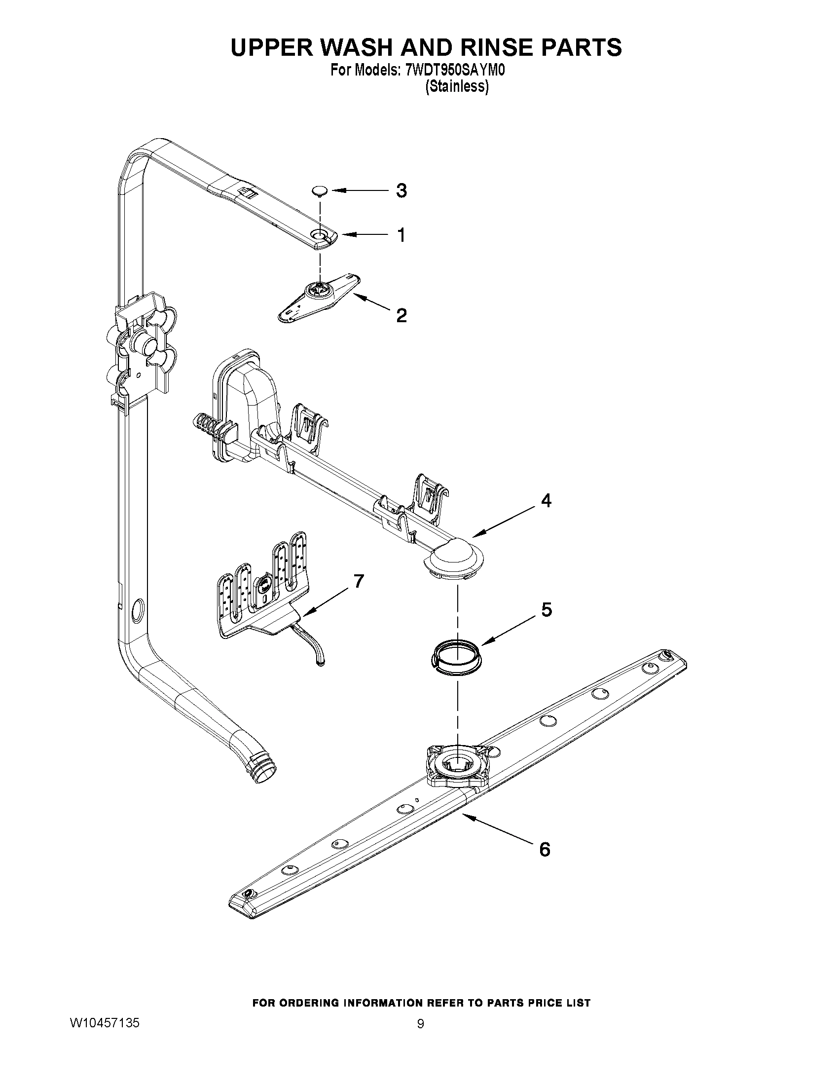 07 - UPPER WASH AND RINSE PARTS