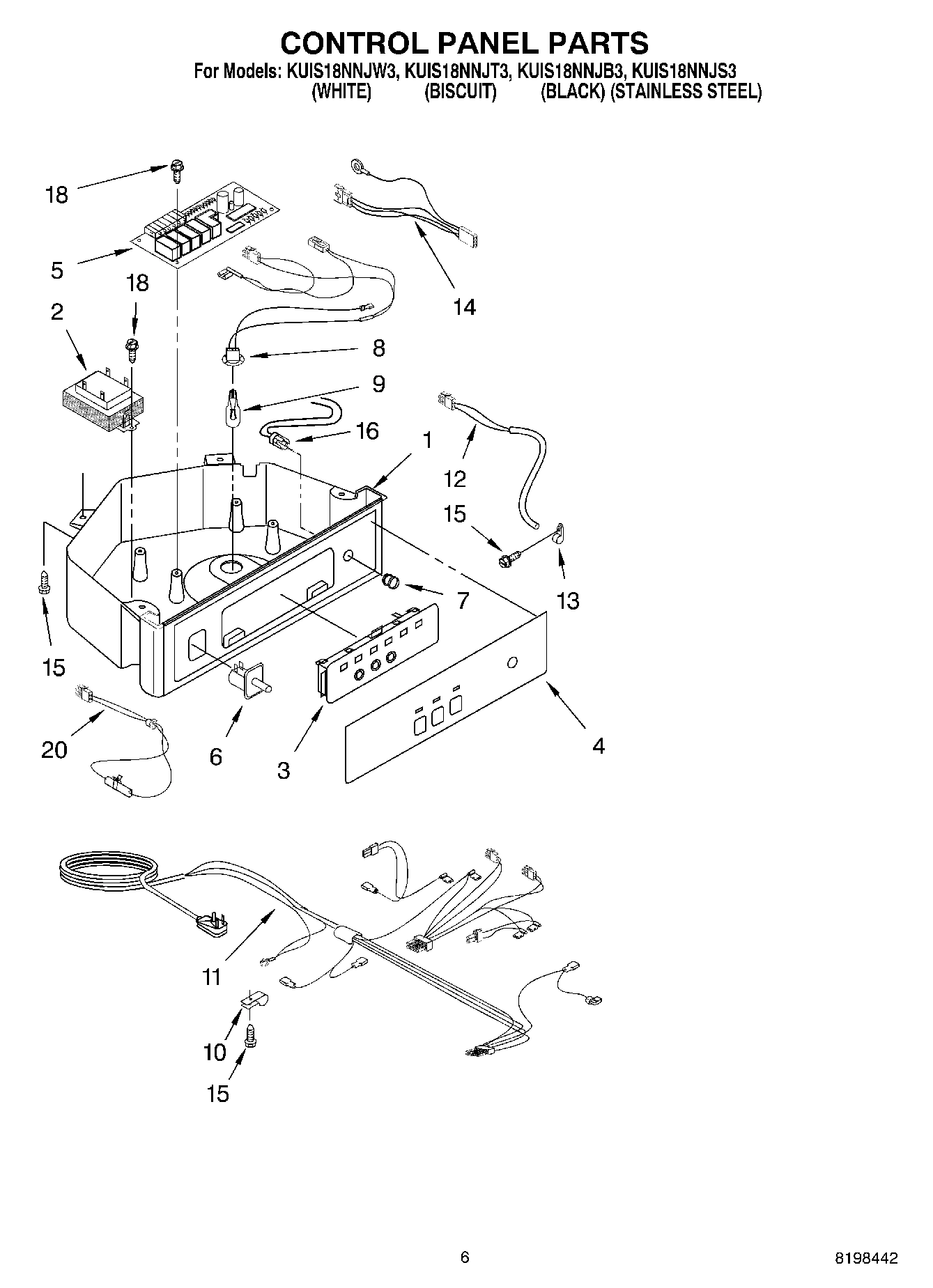 04 - CONTROL PANEL PARTS