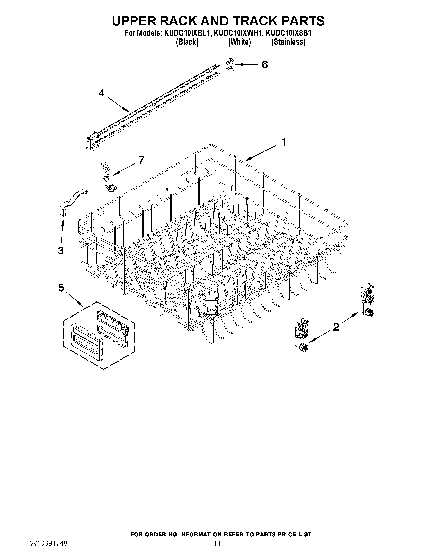 09 - UPPER RACK AND TRACK PARTS