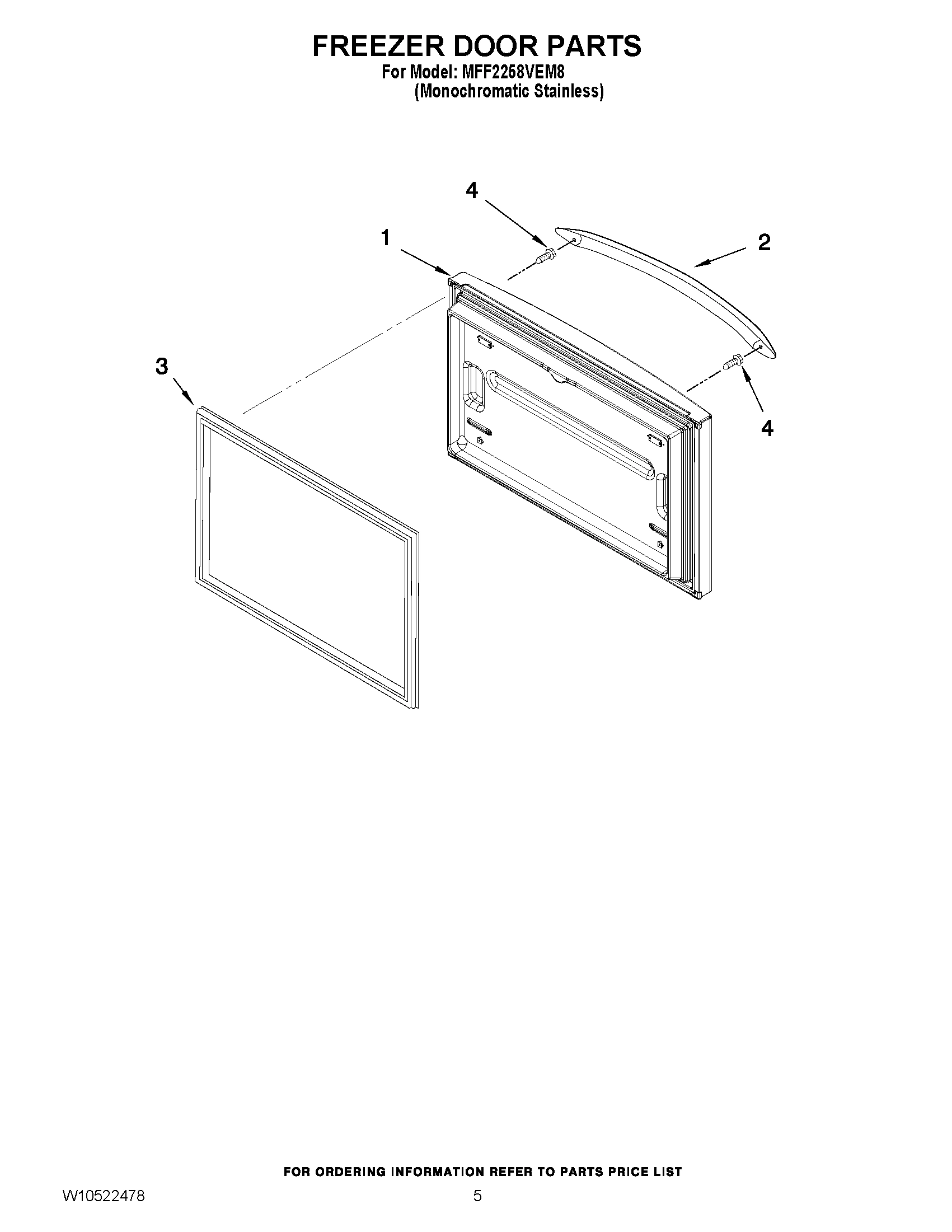 03 - FREEZER DOOR PARTS