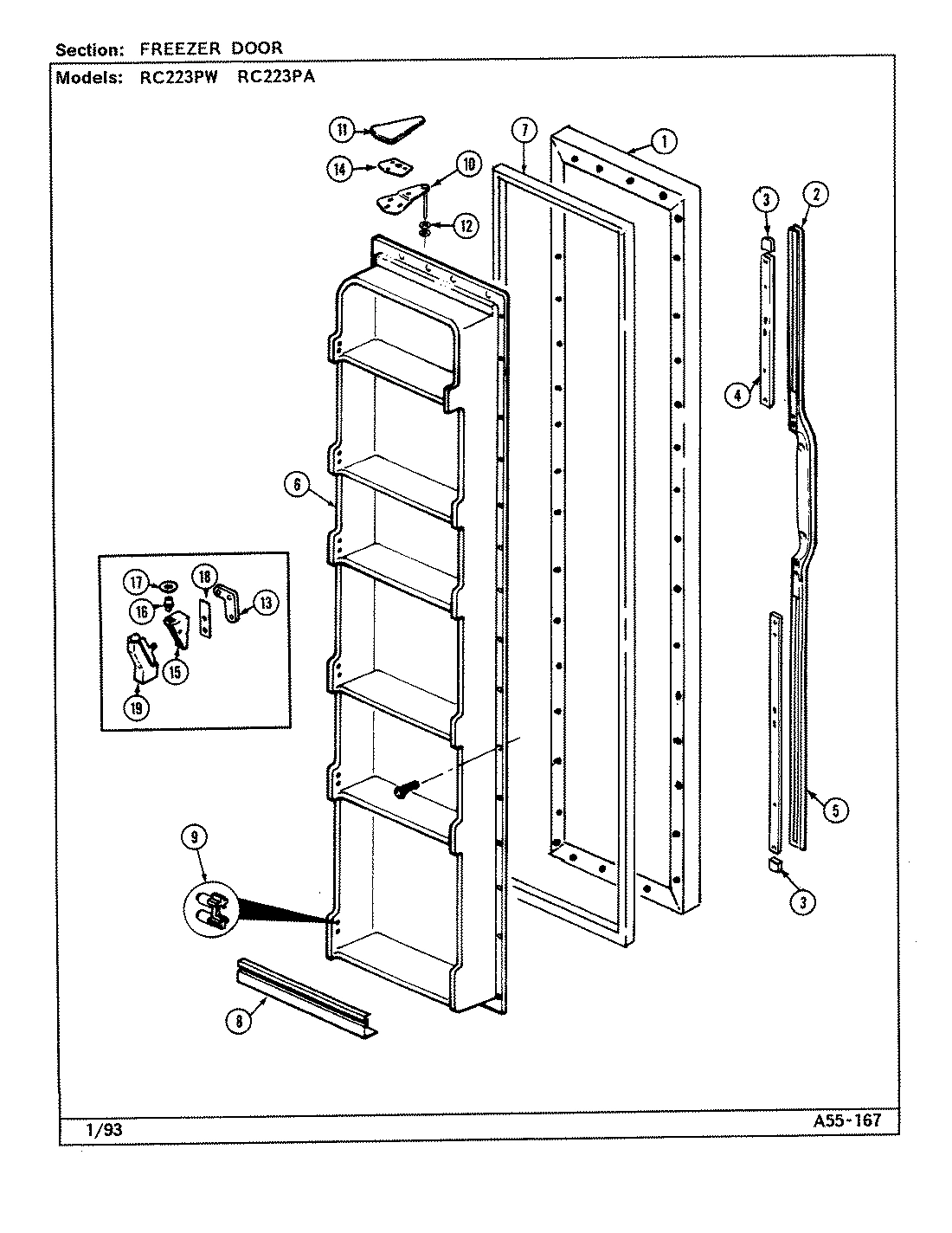 02 - FREEZER DOOR