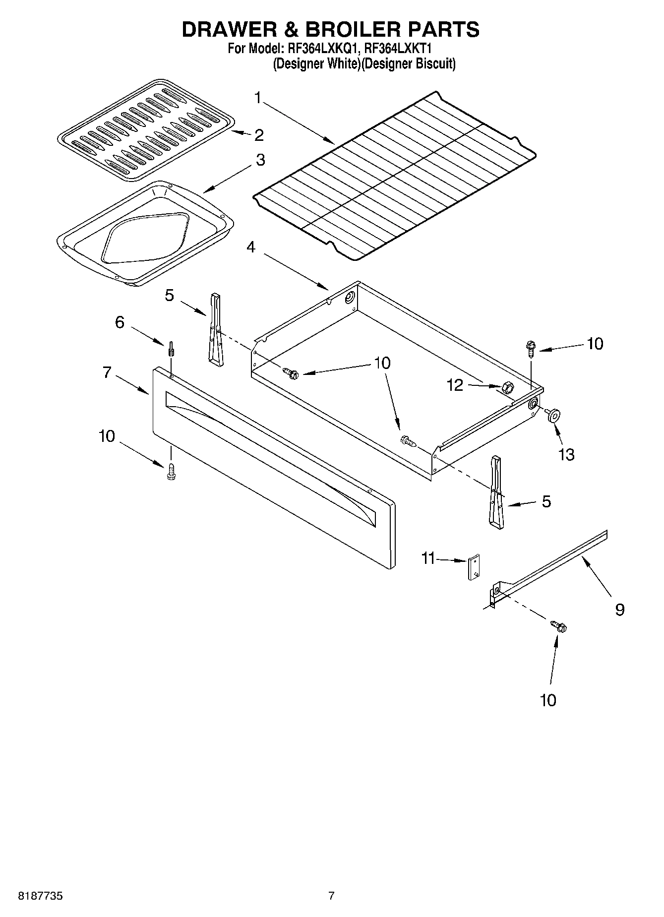 05 - DRAWER AND BROILER, OPTIONAL