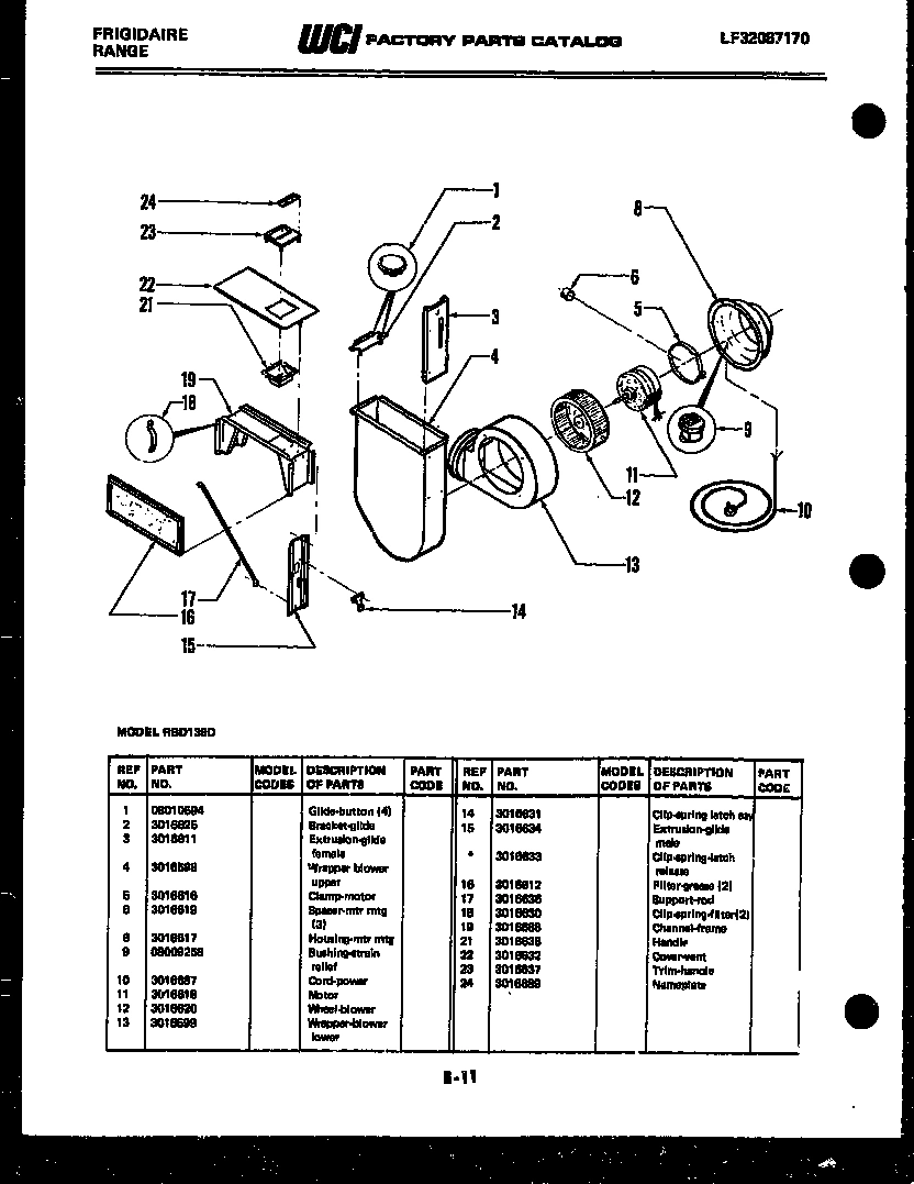 08 - WHEEL AND WRAPPER BLOWER PARTS
