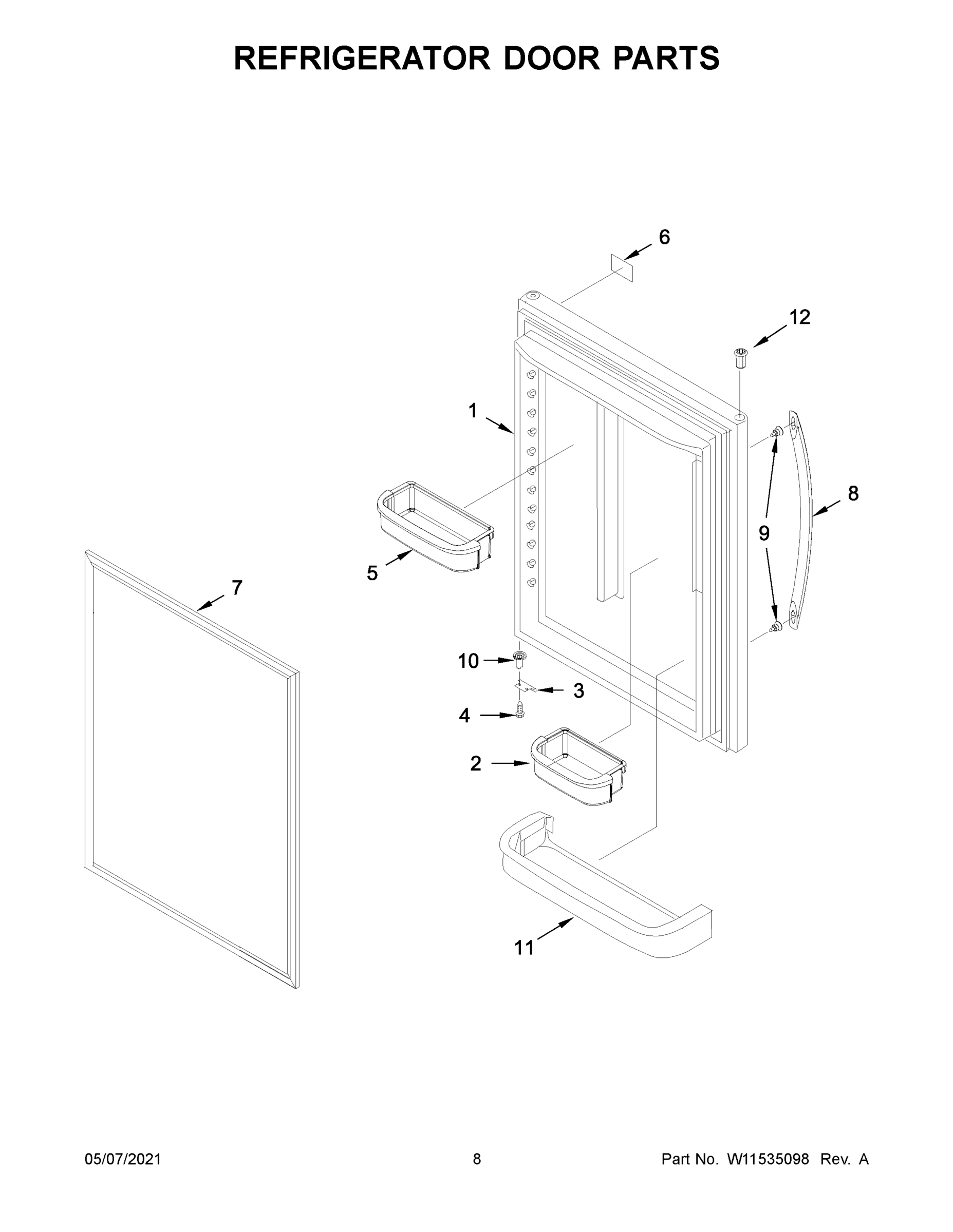 05 - REFRIGERATOR DOOR PARTS