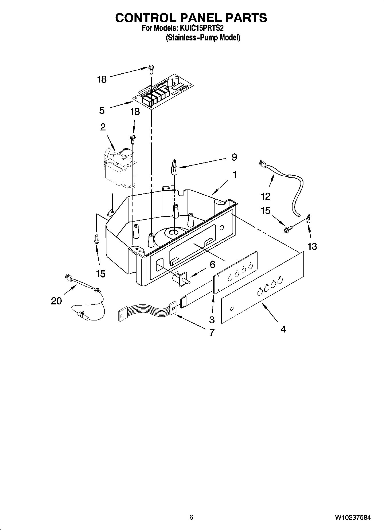 04 - CONTROL PANEL PARTS