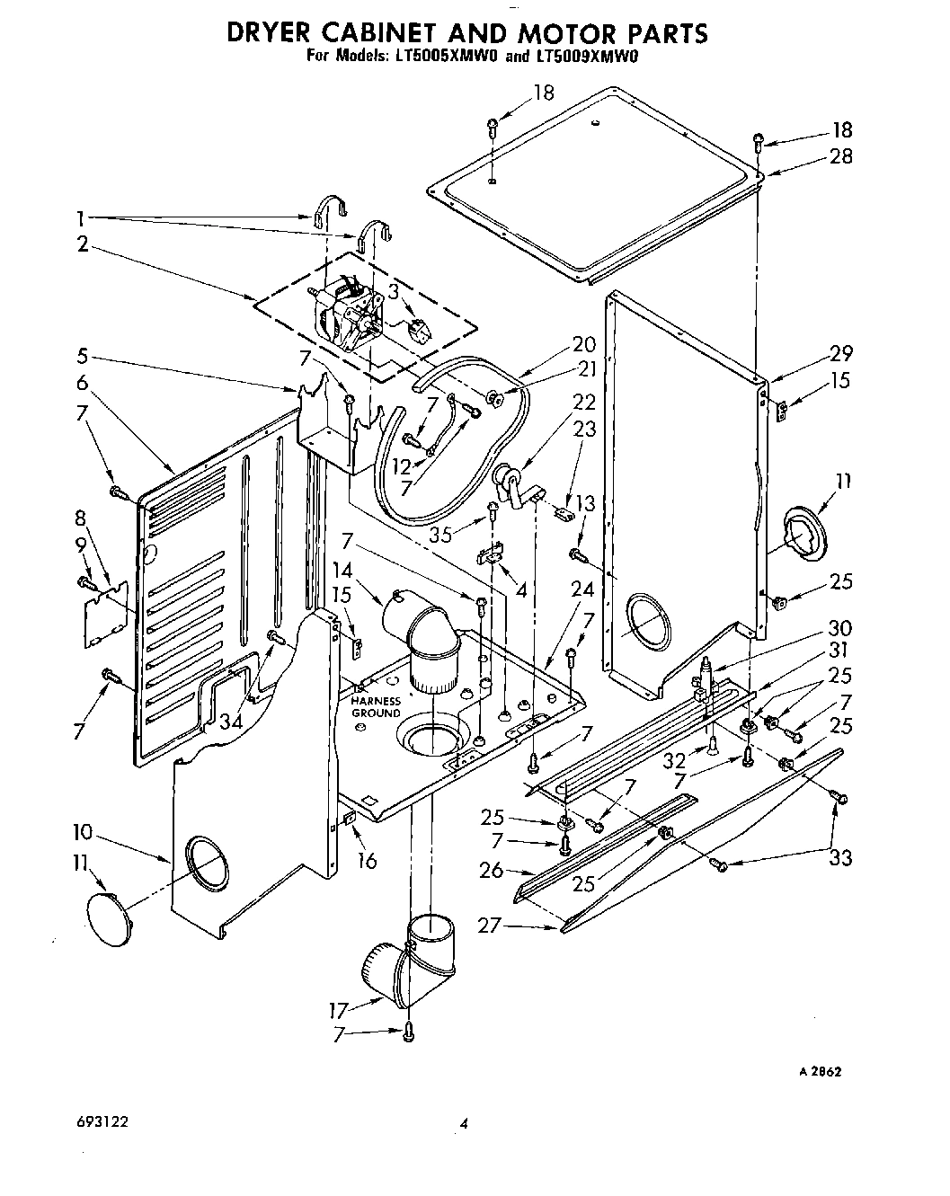 04 - DRYER CABINET AND MOTOR