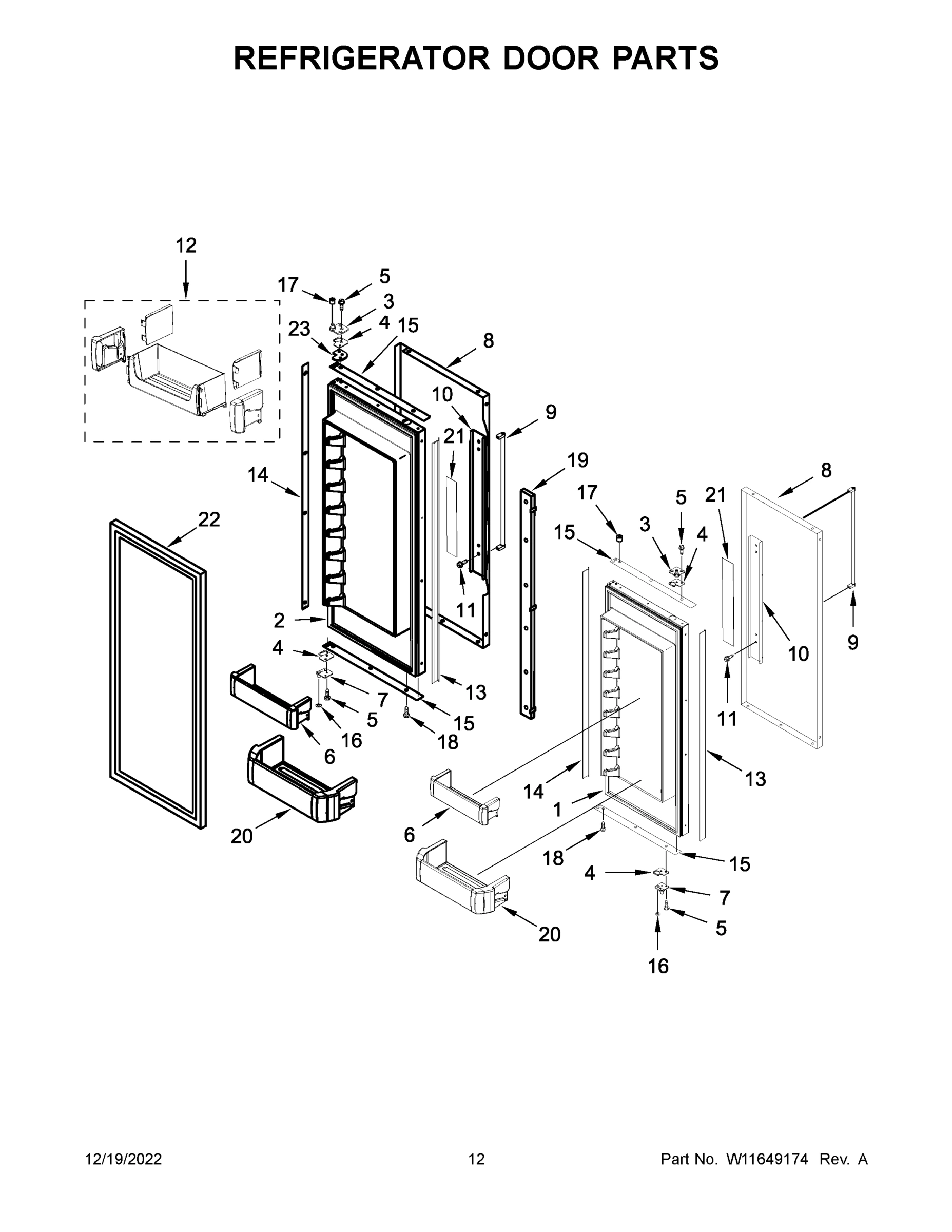 07 - REFRIGERATOR DOOR PARTS