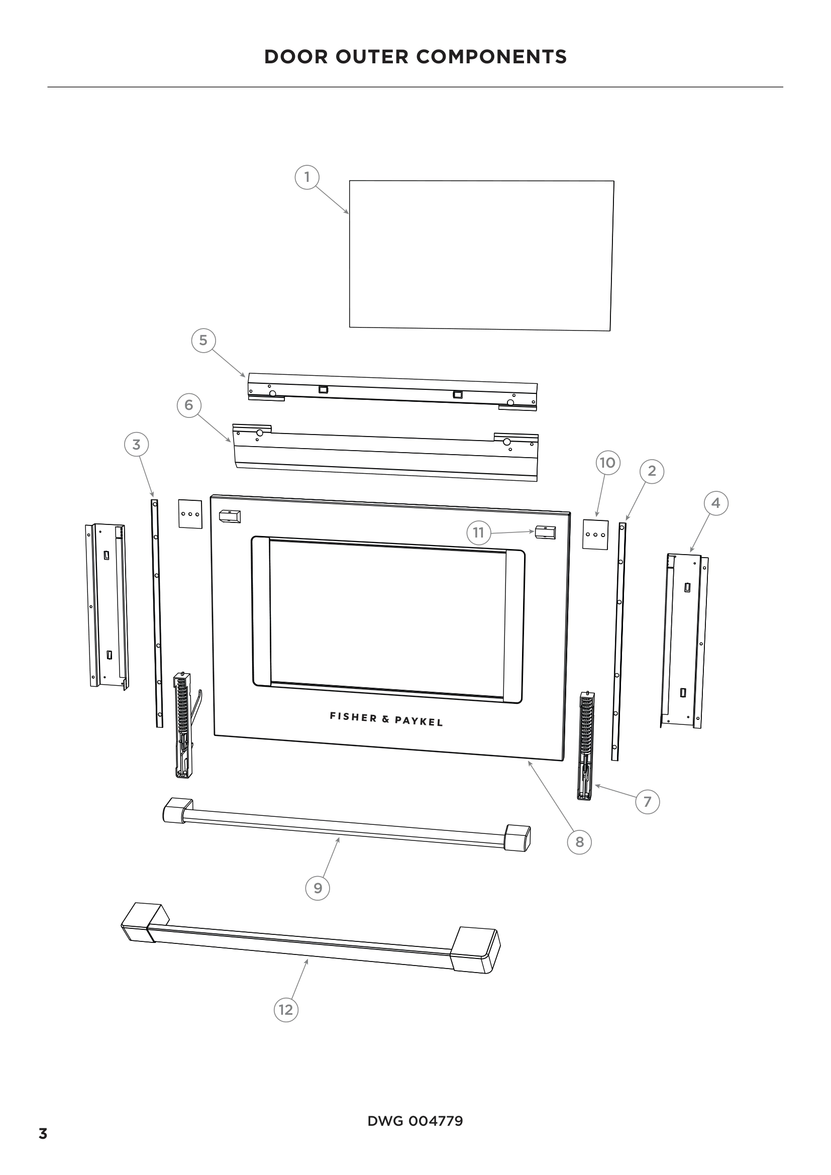DOOR OUTER COMPONENTS