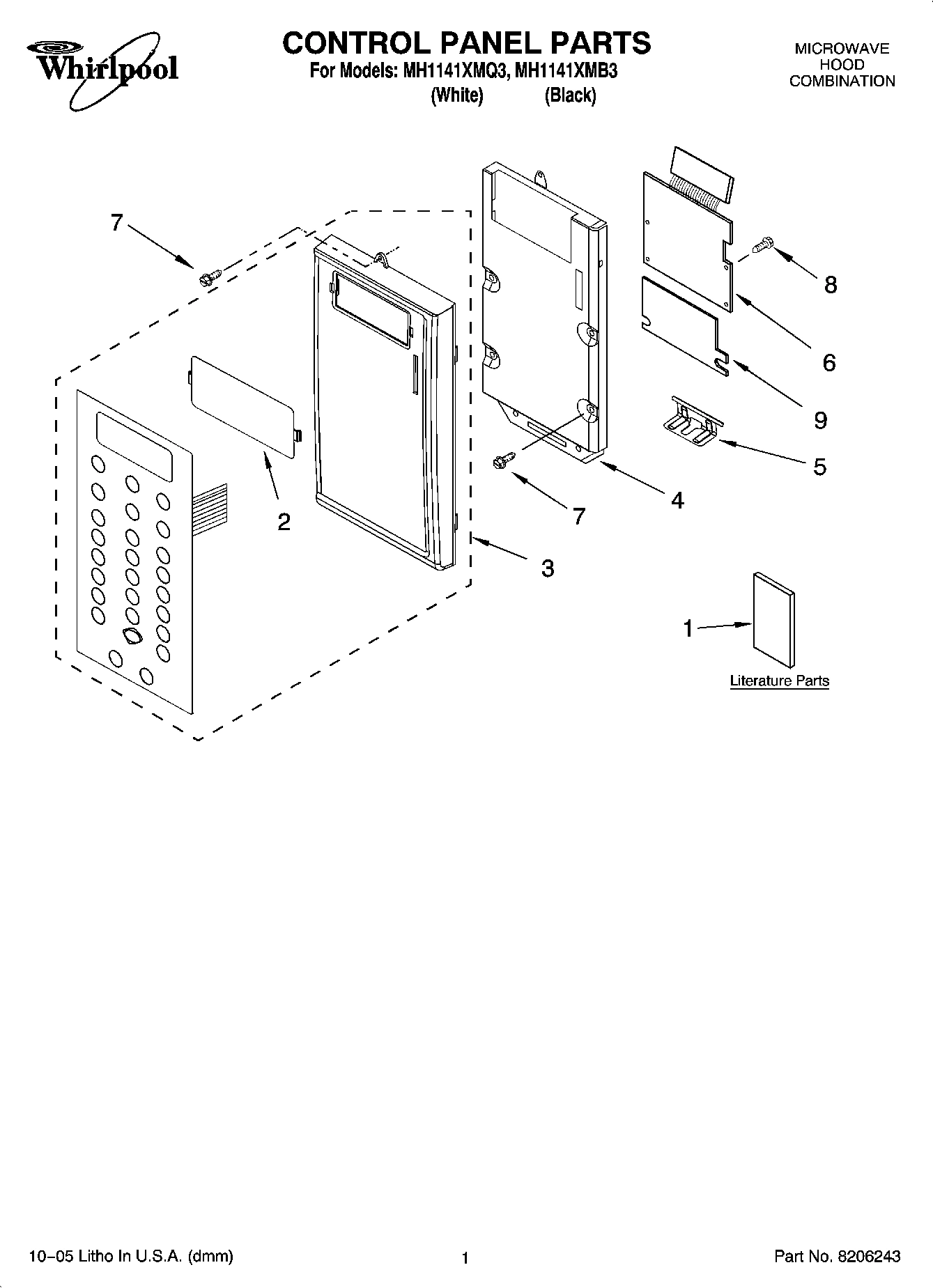 01 - CONTROL PANEL PARTS