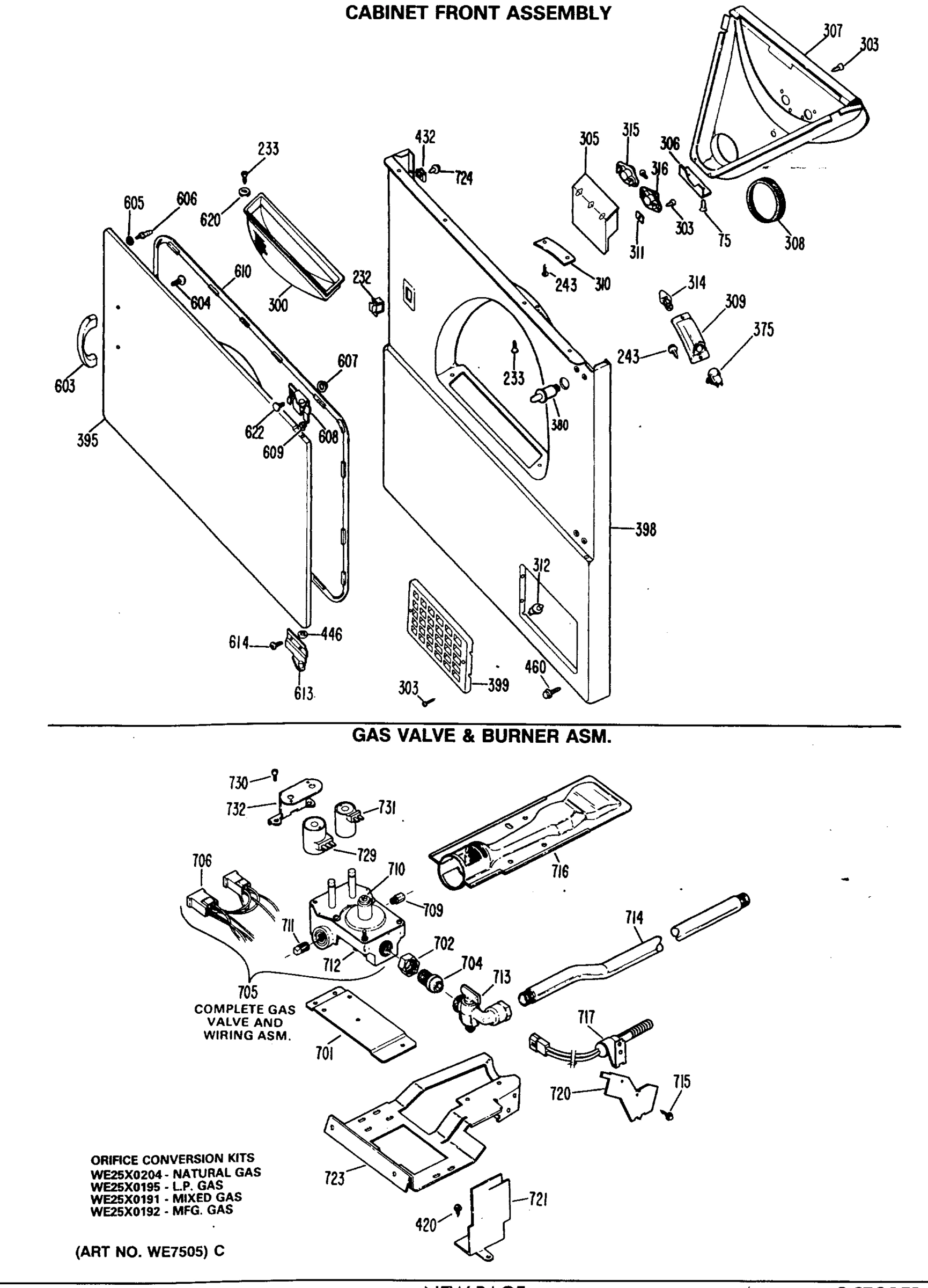 CABINET FRONT ASSEMBLY