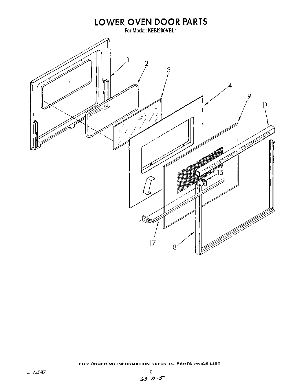 05 - LOWER OVEN DOOR