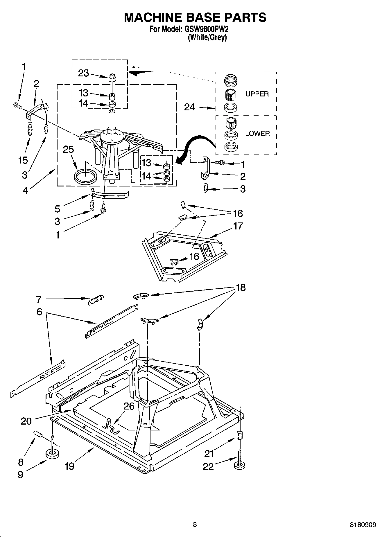 05 - MACHINE BASE PARTS