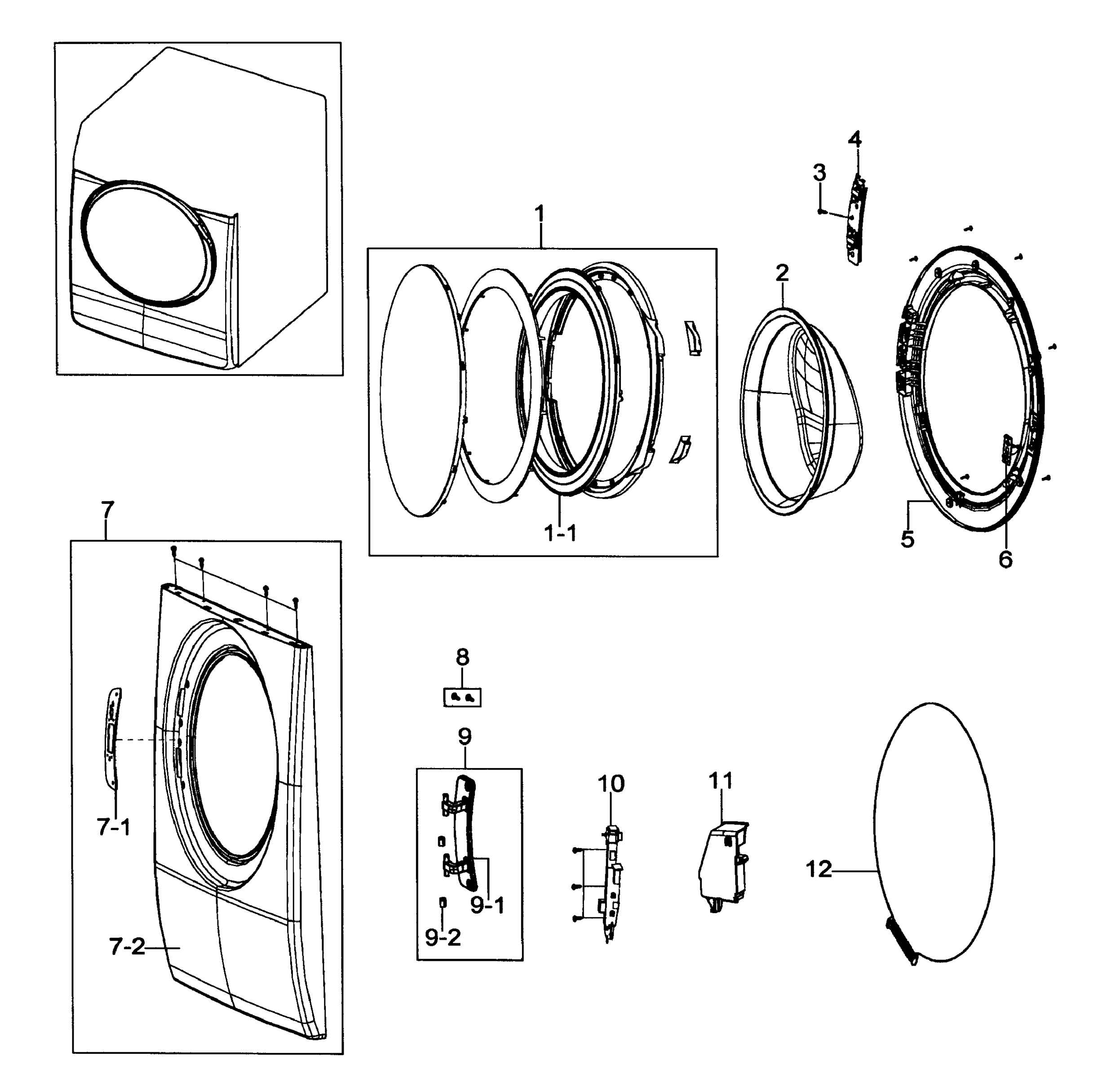 Front/Door Assembly