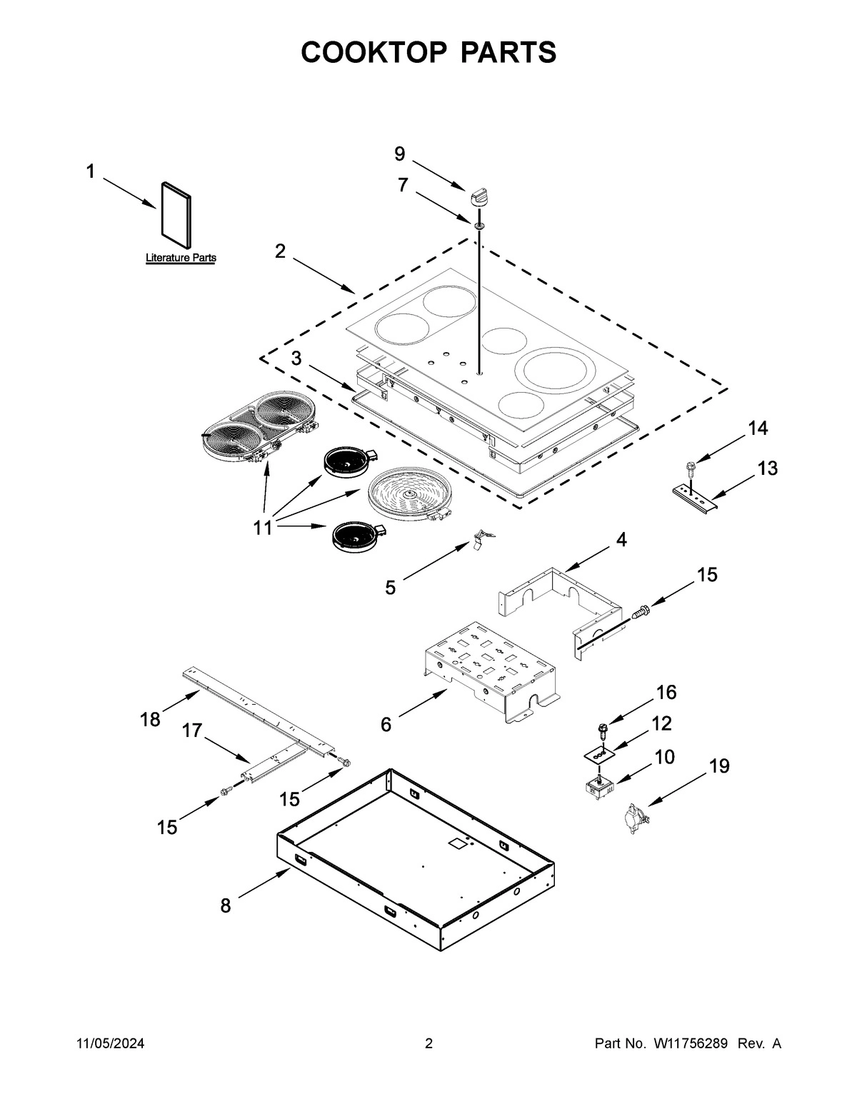 02 - COOKTOP PARTS