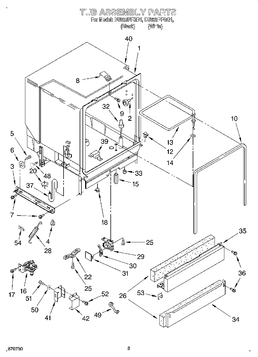 03 - TUB ASSEMBLY