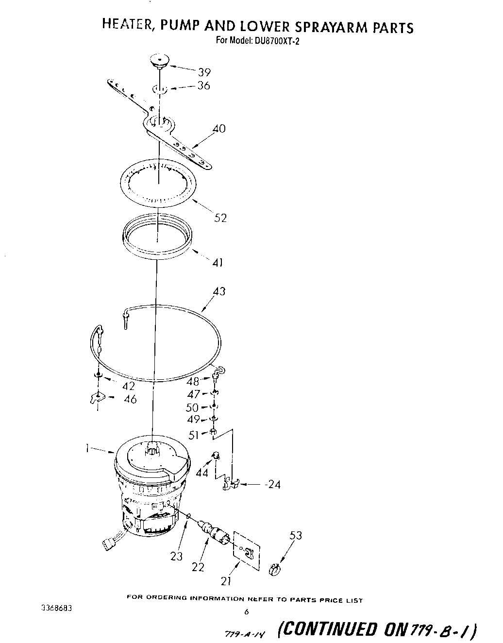 04 - HEATER, PUMP AND LOWER SPRAY ARM