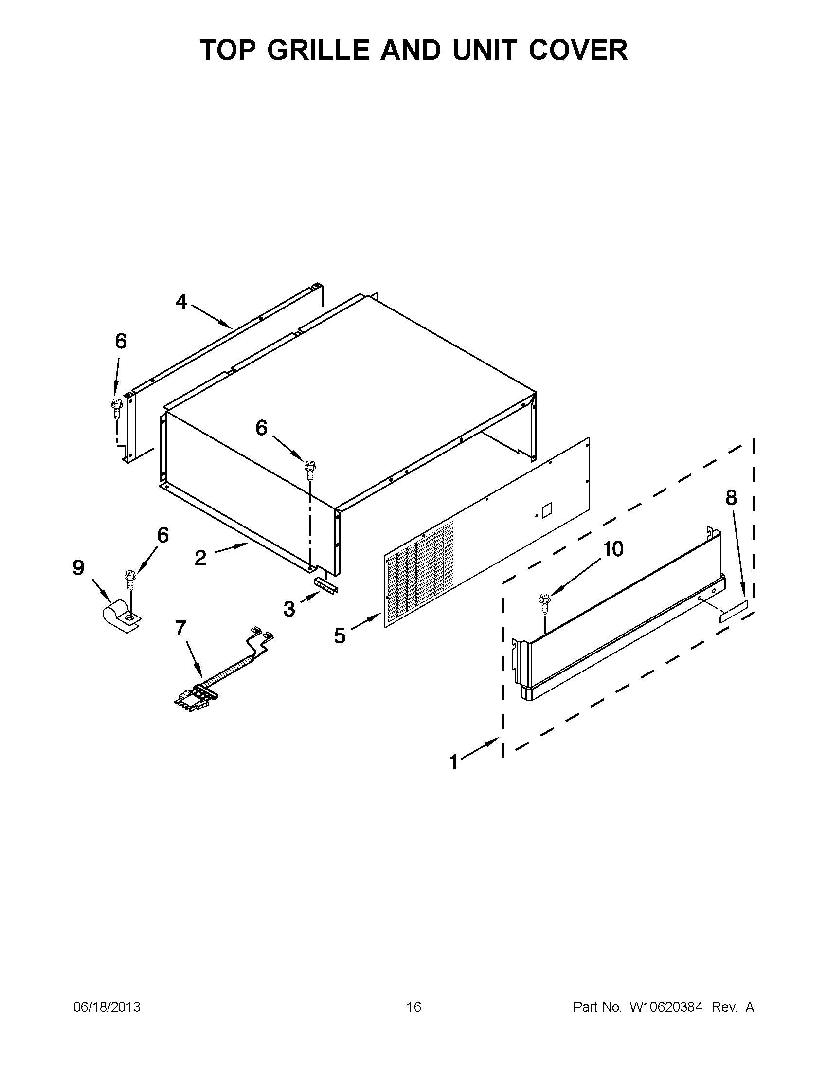 08 - TOP GRILLE AND UNIT COVER