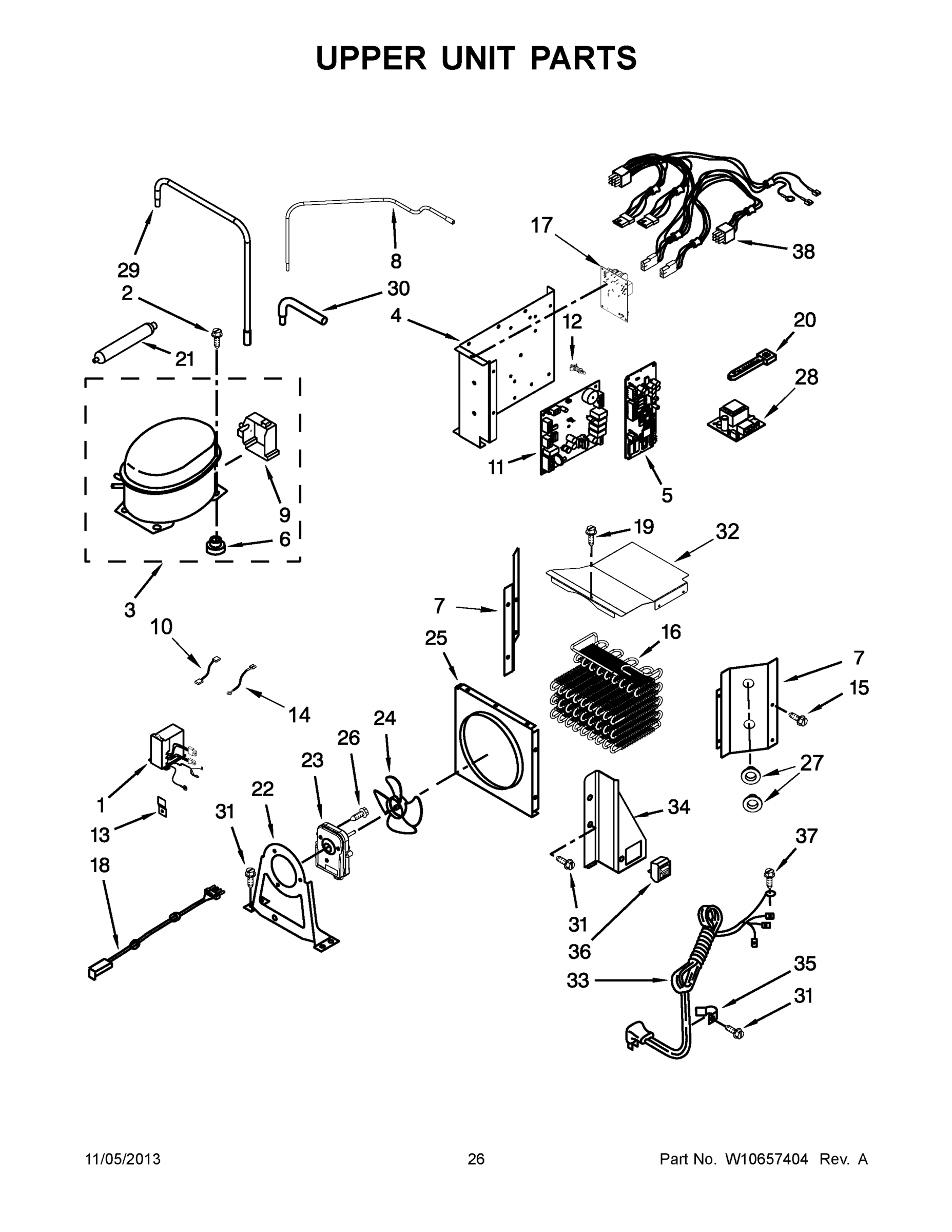 14 - UPPER UNIT PARTS