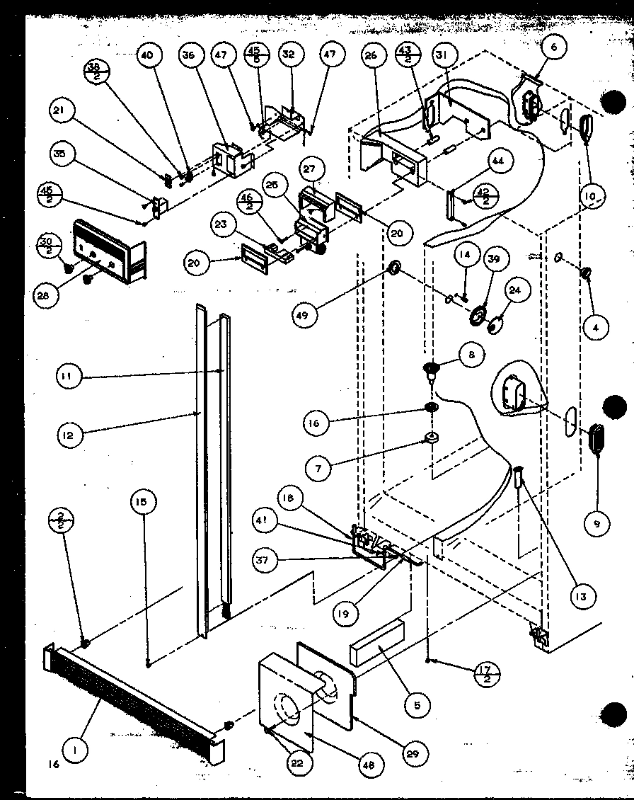 12 - REF CONTROLS AND CABINET PARTS