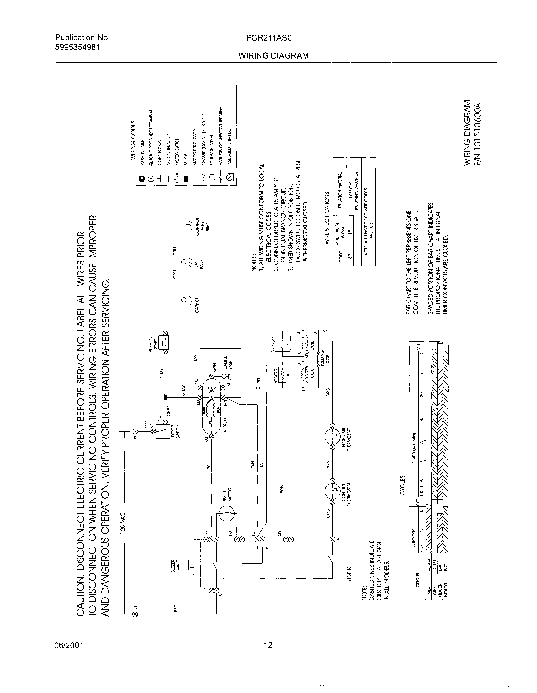 12 - 131518600 WIRING DIAGRAM