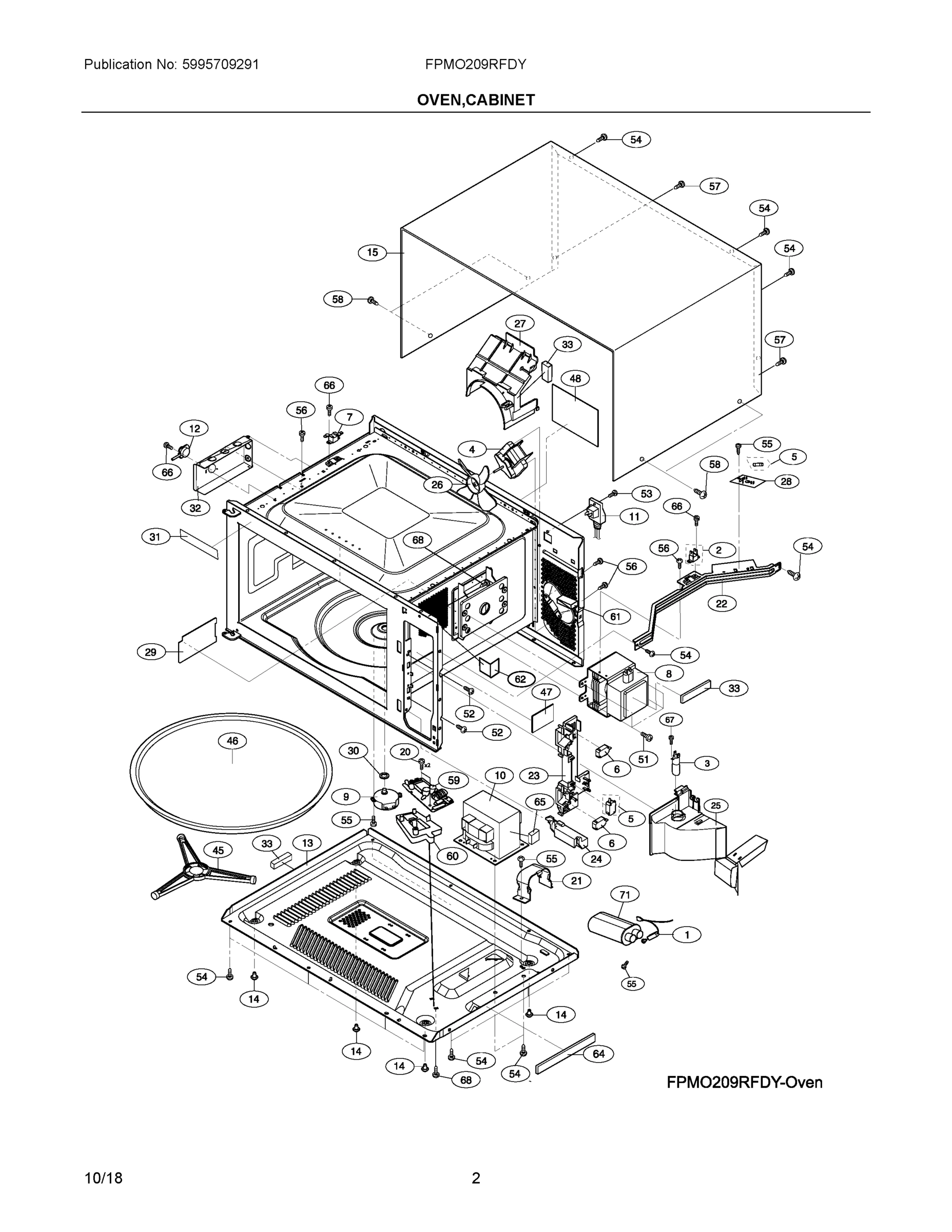 02 - OVEN,CABINET