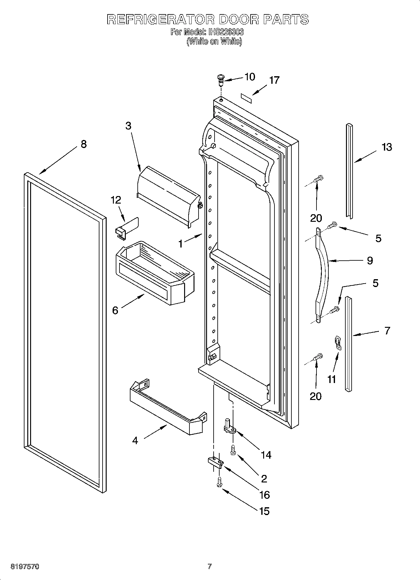 06 - REFRIGERATOR DOOR PARTS