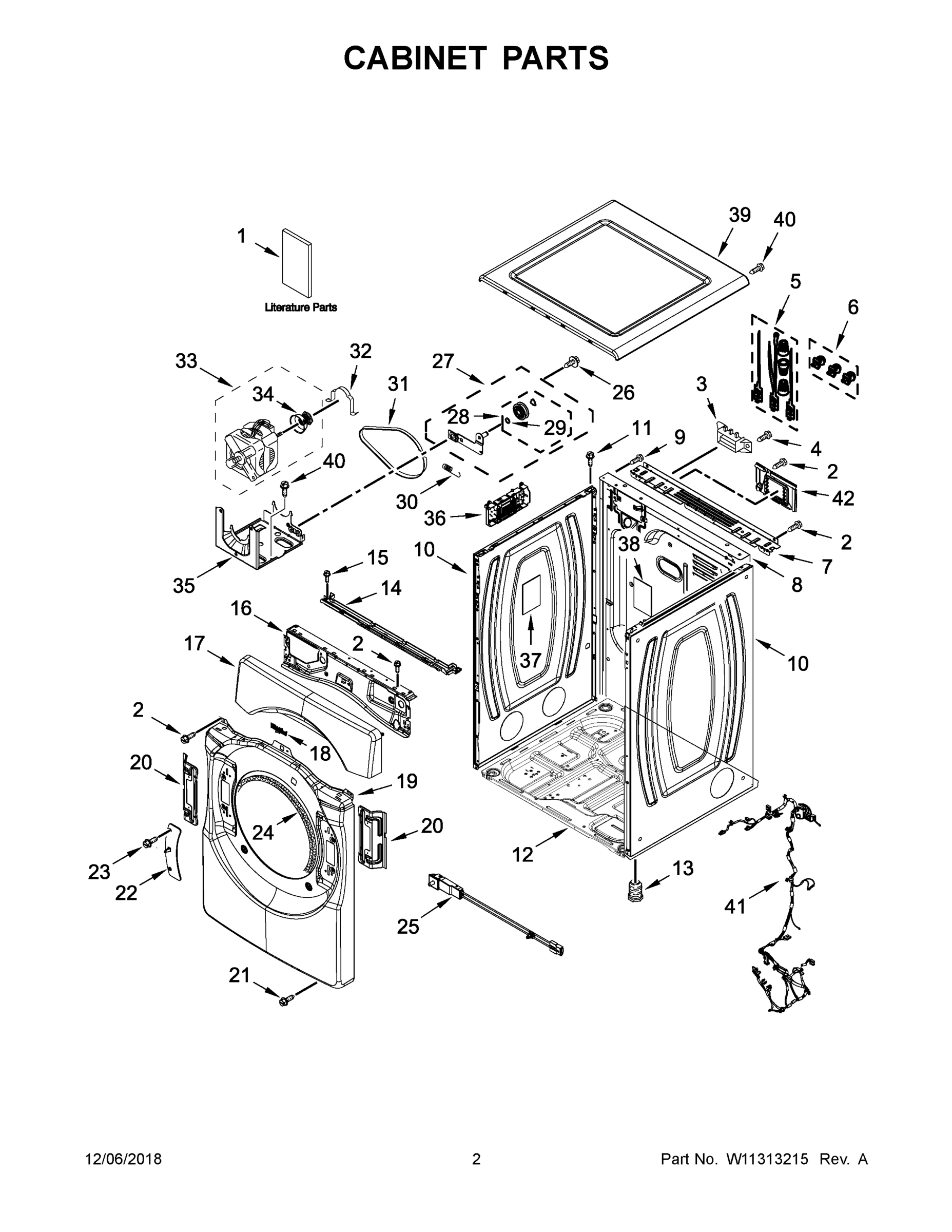 02 - CABINET PARTS