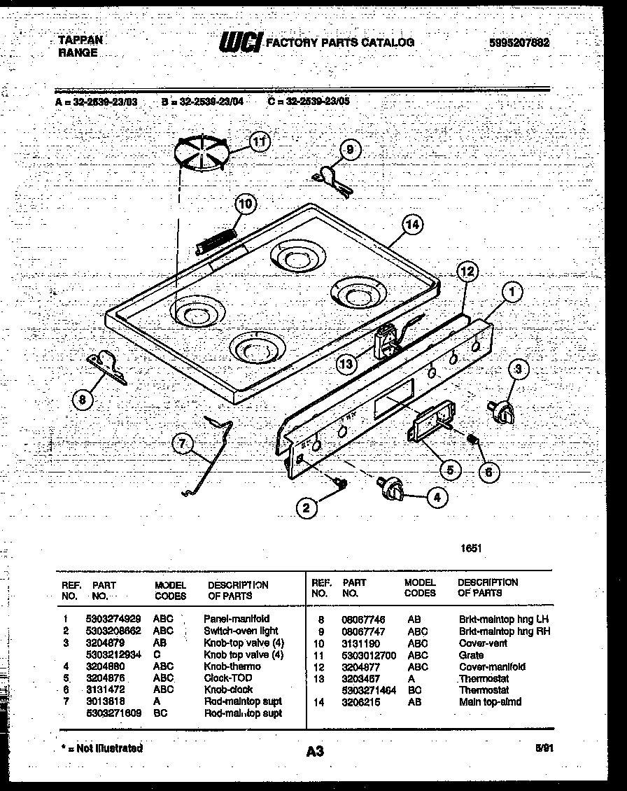 03 - COOKTOP PARTS