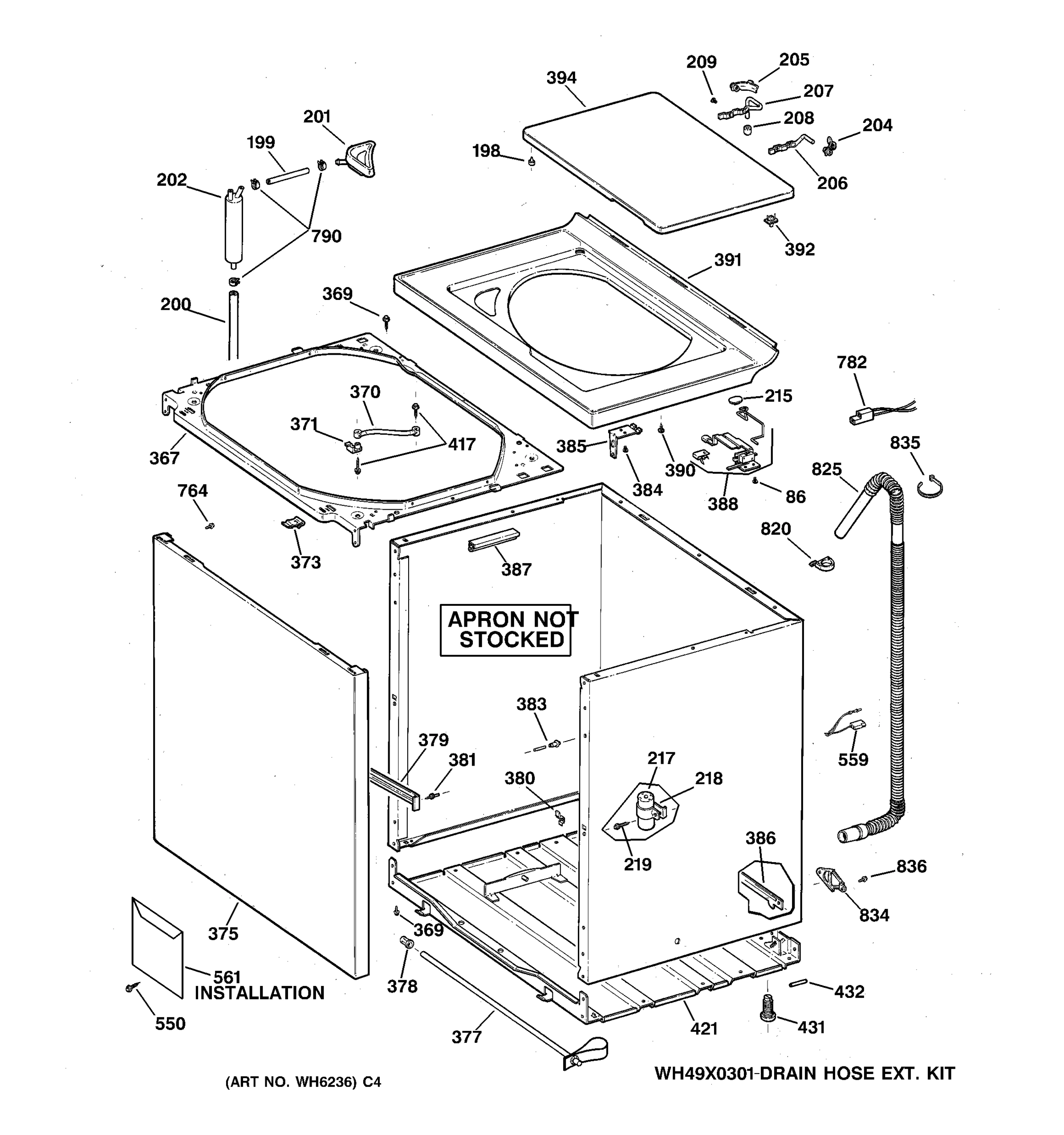 CABINET, COVER & FRONT PANEL