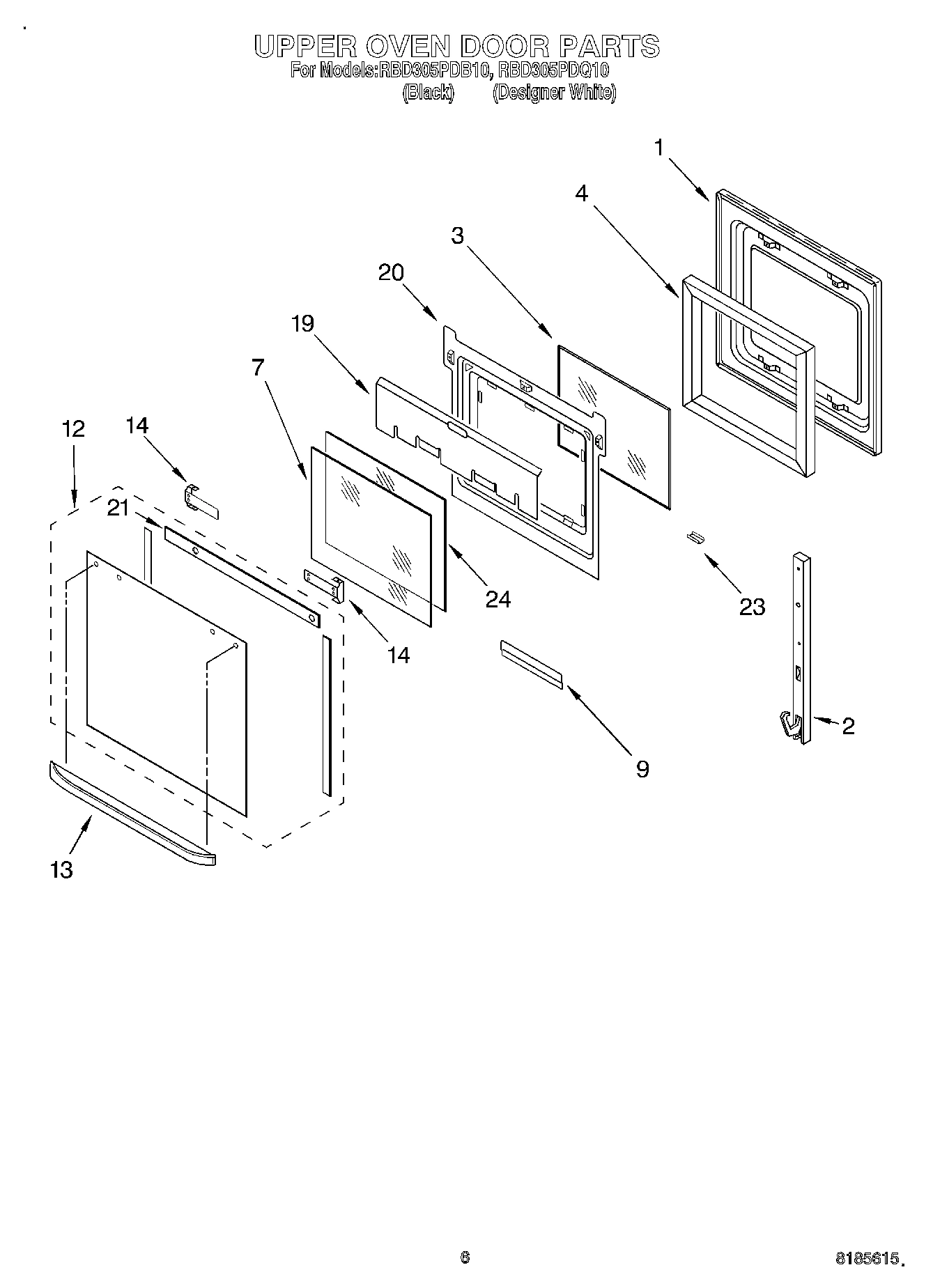 04 - UPPER OVEN DOOR