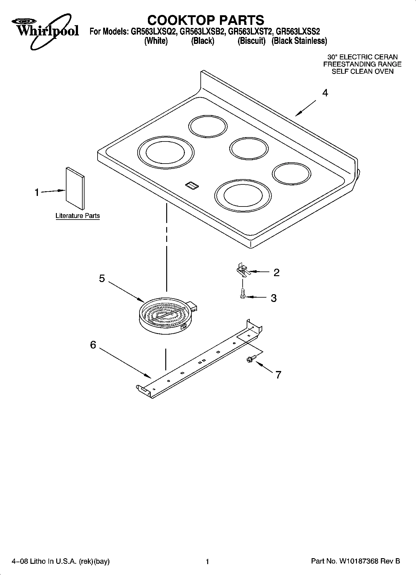 01 - COOKTOP PARTS