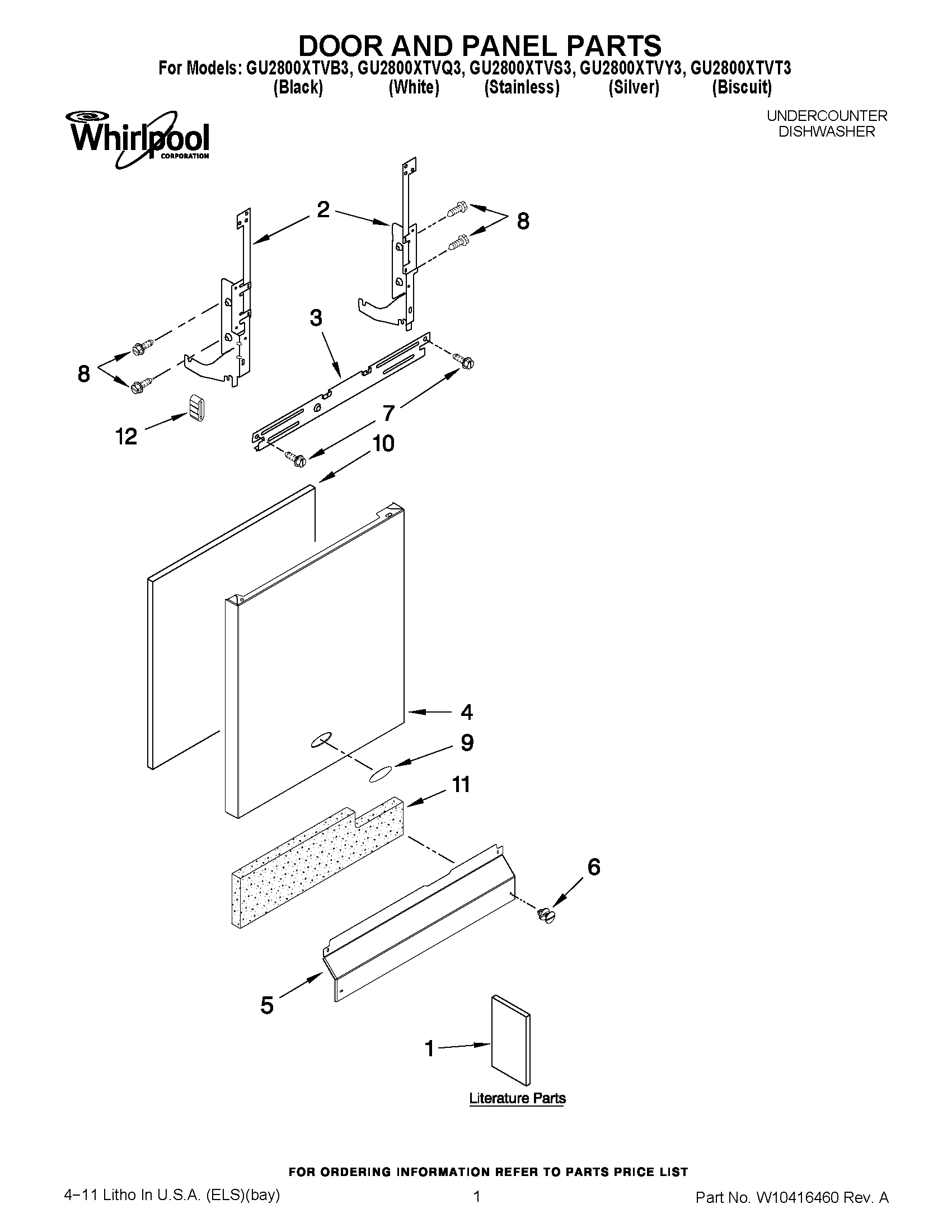 01 - DOOR AND PANEL PARTS