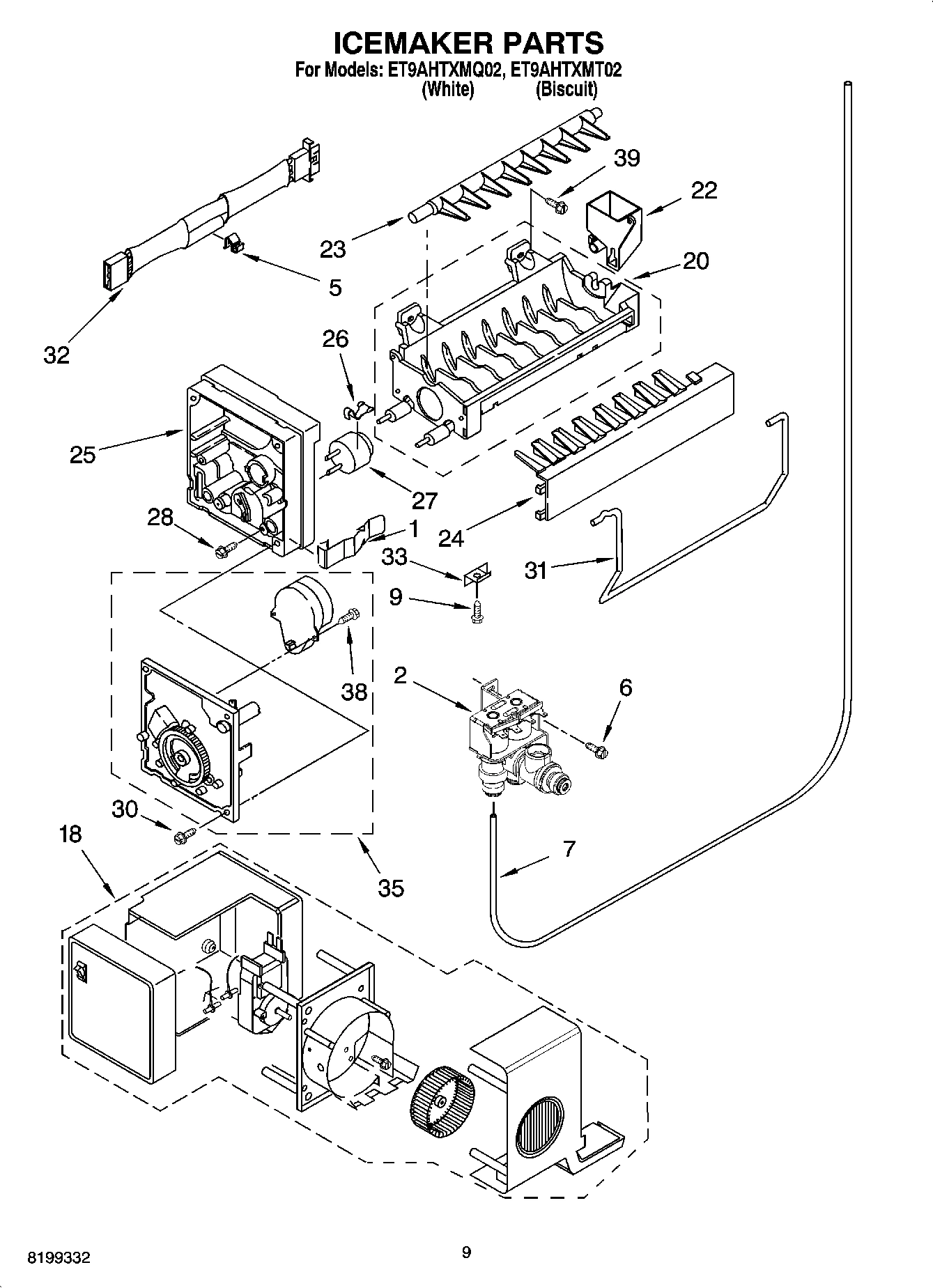 05 - ICEMAKER PARTS
