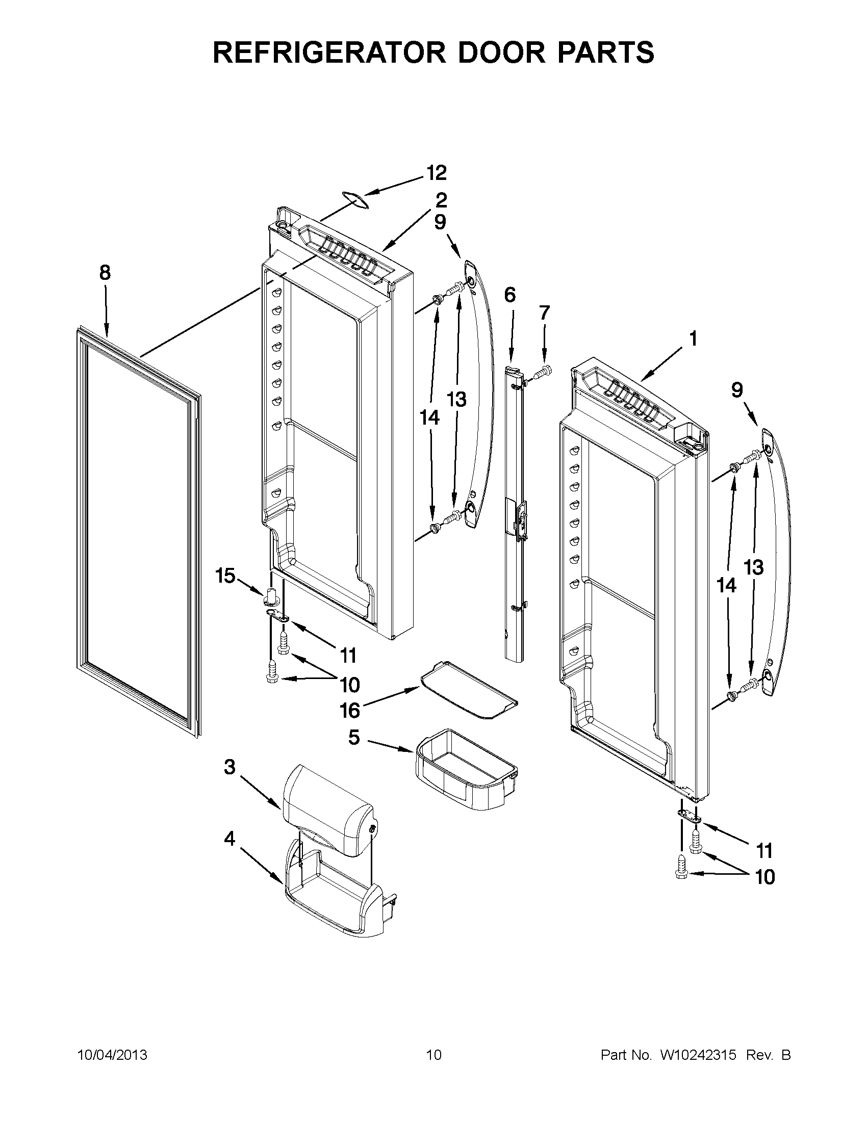 06 - REFRIGERATOR DOOR PARTS