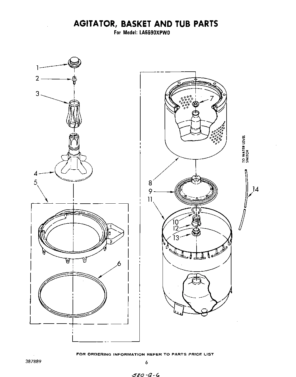 04 - AGITATOR, BASKET AND TUB
