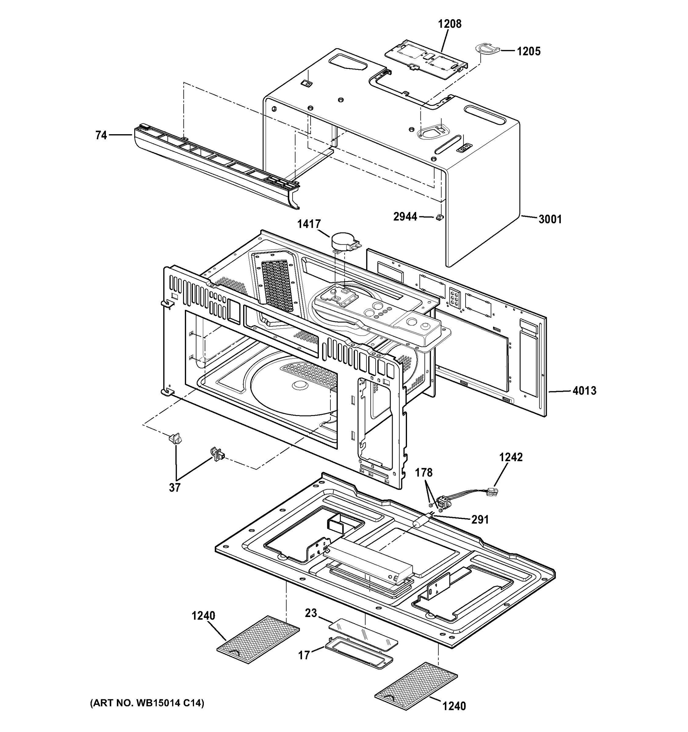 OVEN CAVITY PARTS