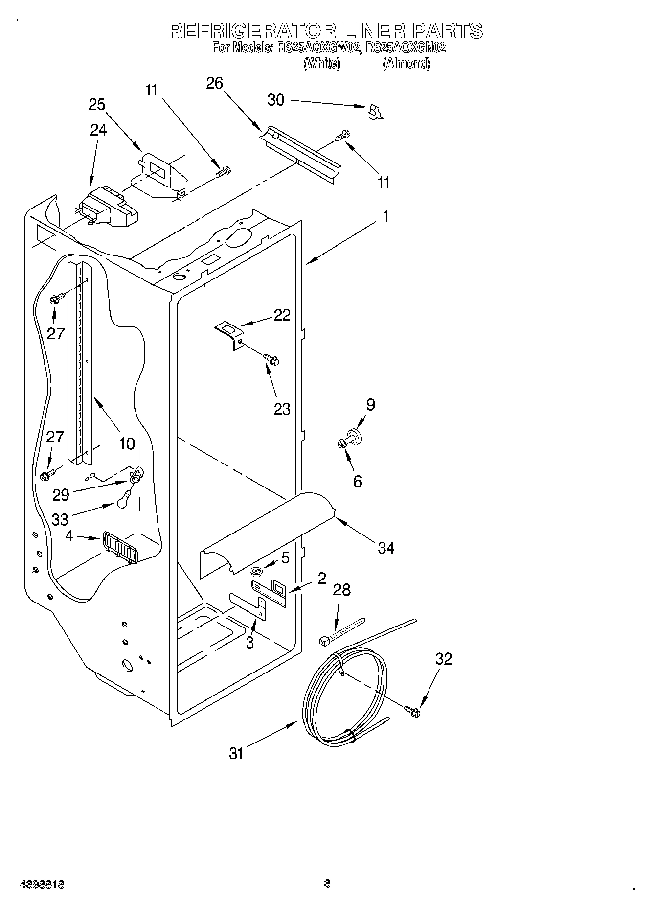02 - REFRIGERATOR LINER
