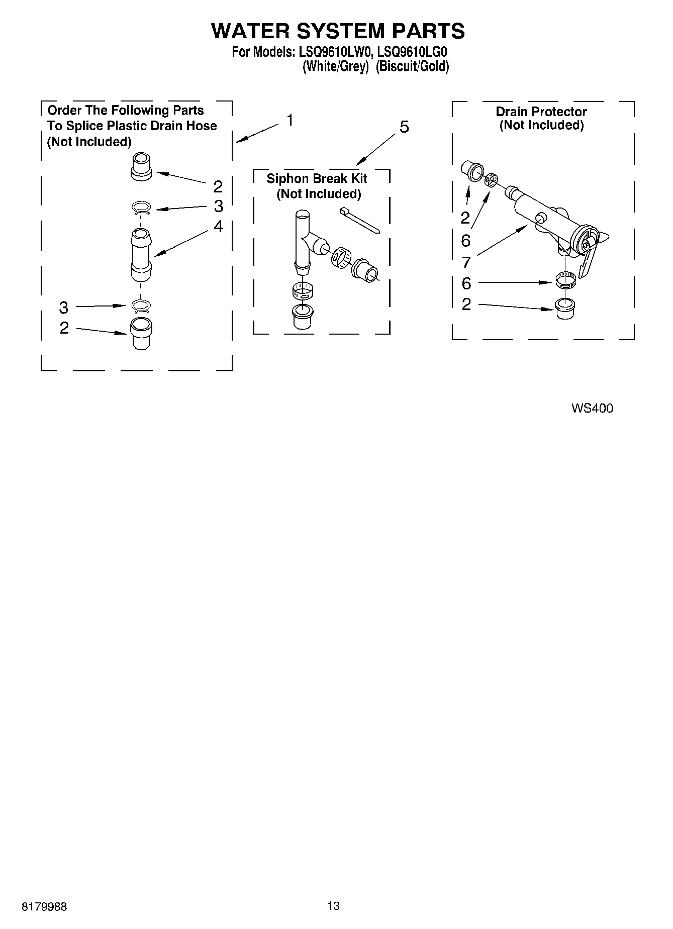 09 - WATER SYSTEM PARTS