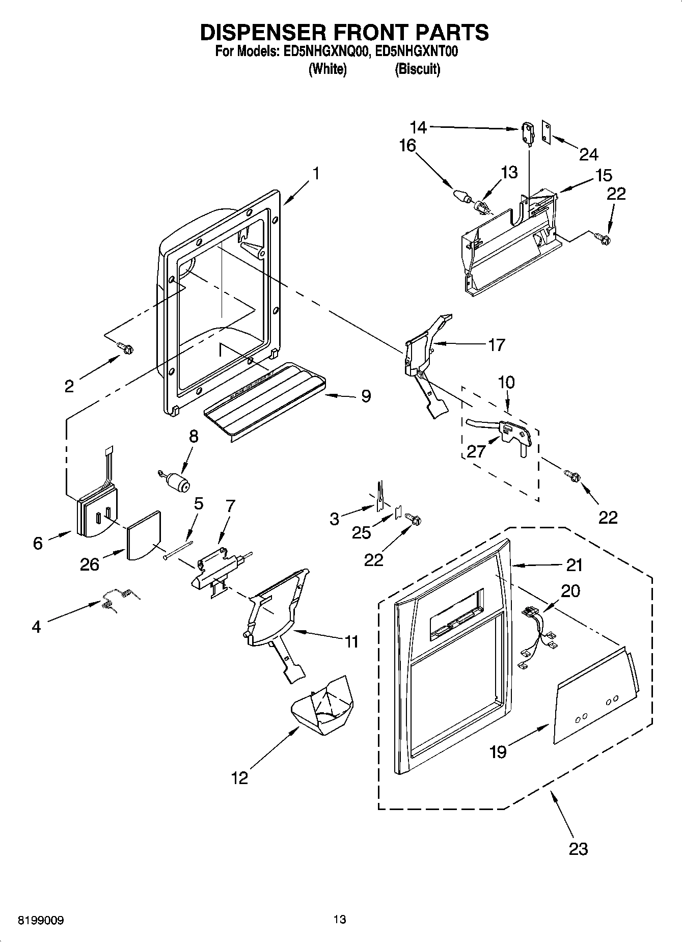 08 - DISPENSER FRONT PARTS