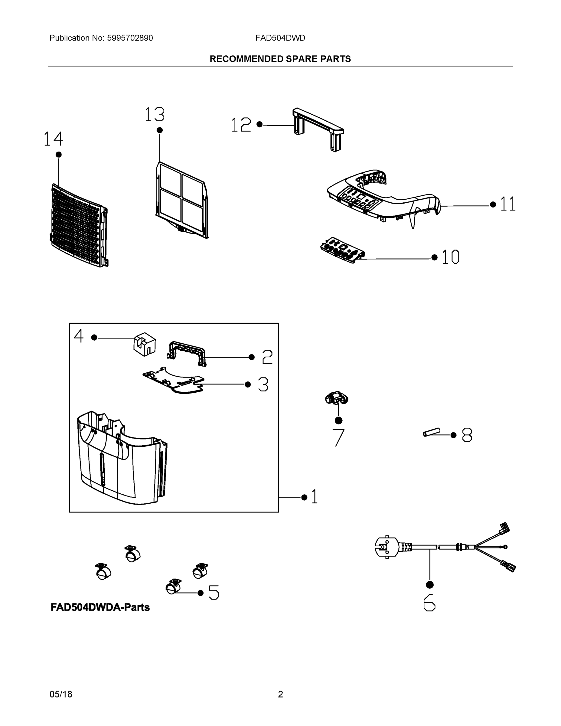 02 - RECOMMENDED SPARE PARTS