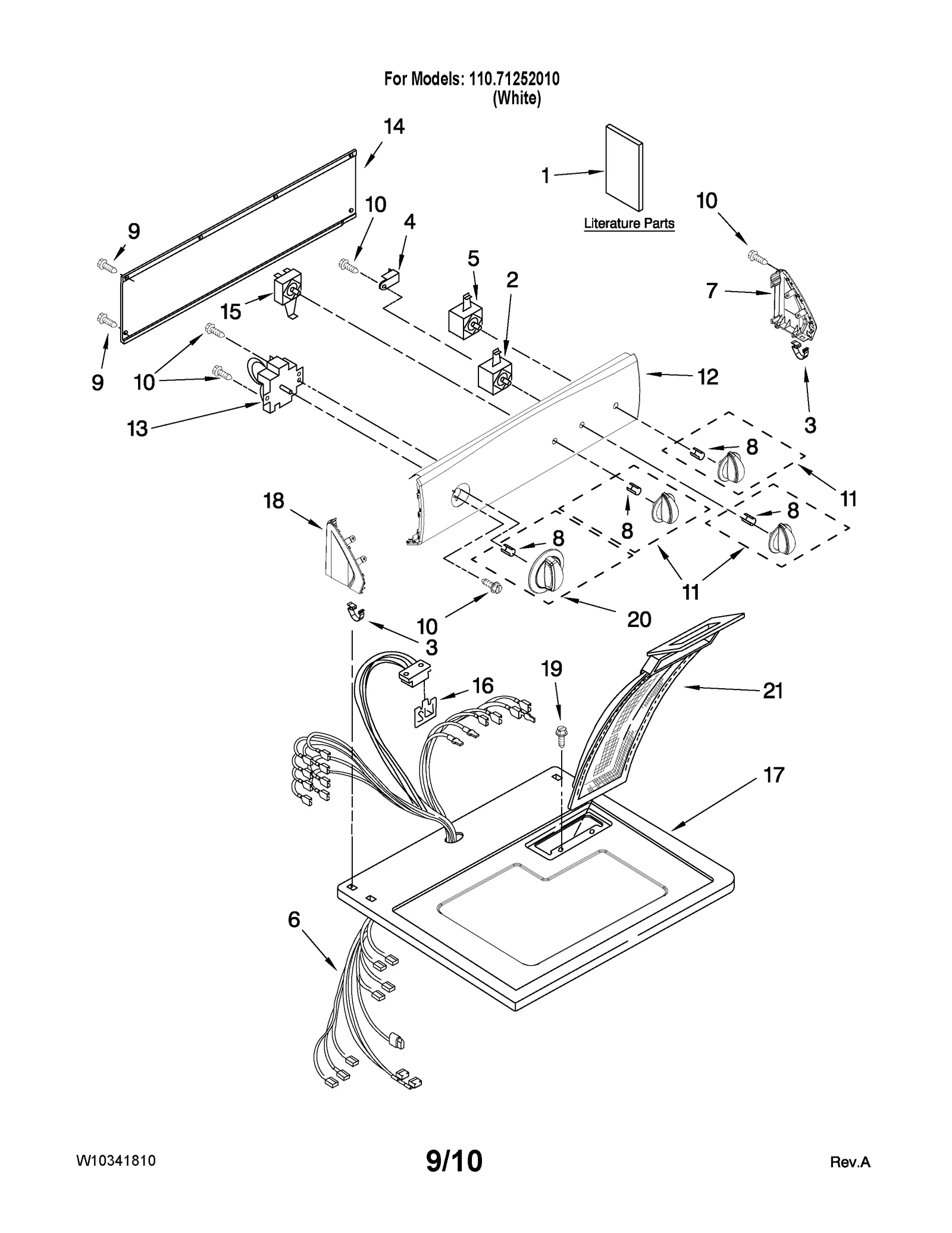 TOP AND CONSOLE PARTS