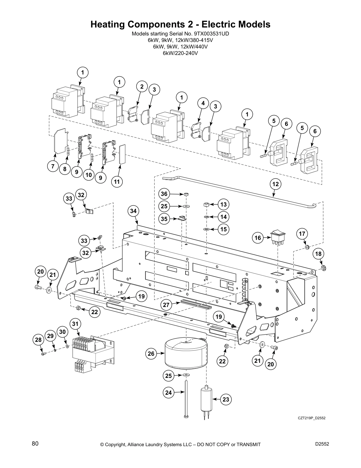 Heating Components 2 - Electric Models